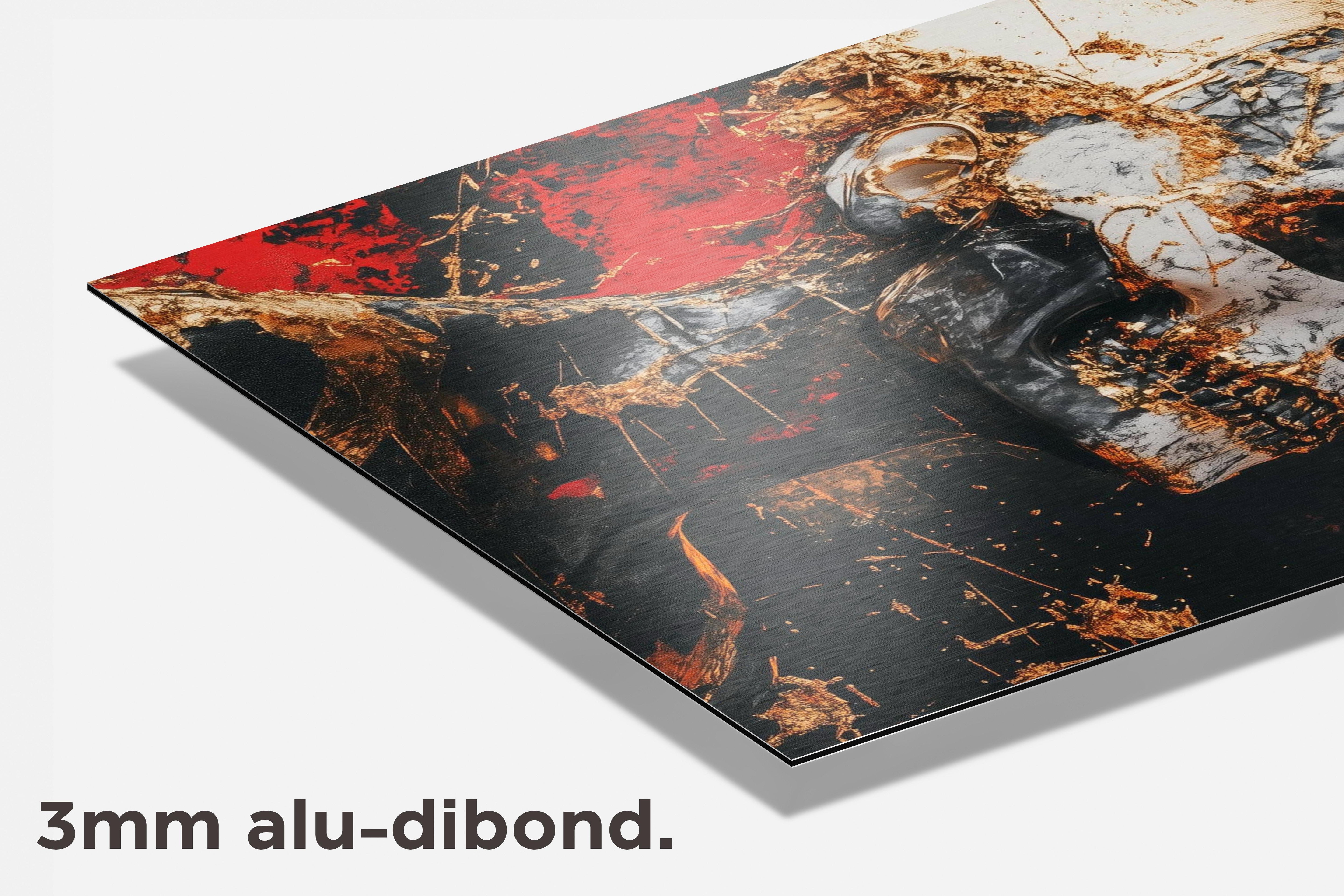 Schedel dibond detail
