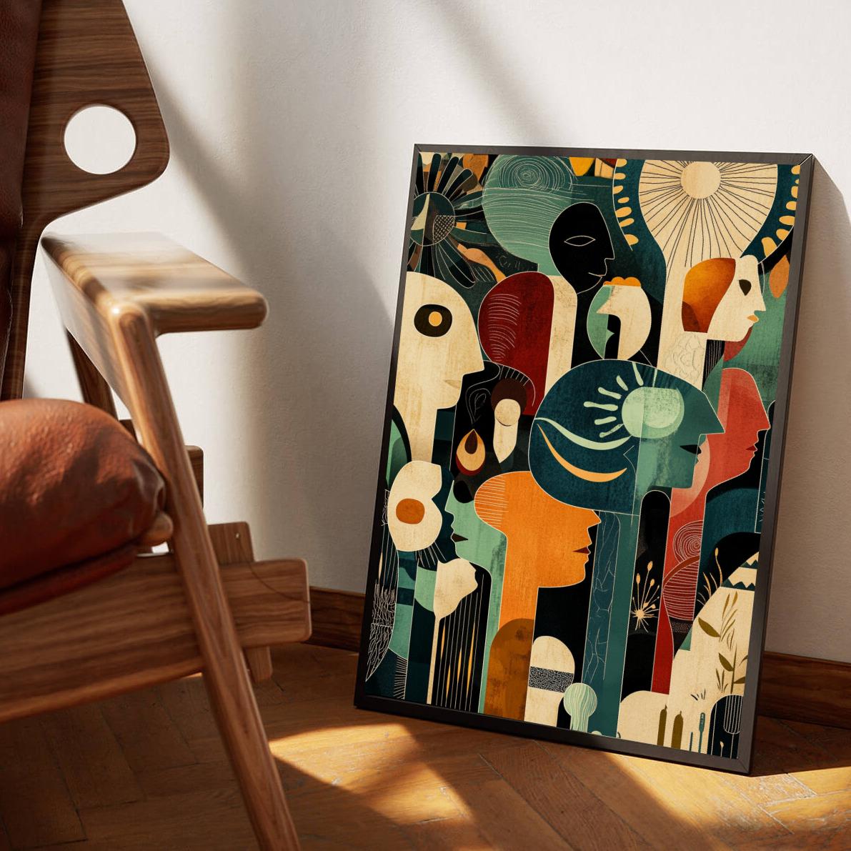 Abstract Head poster sfeerbeeld 3