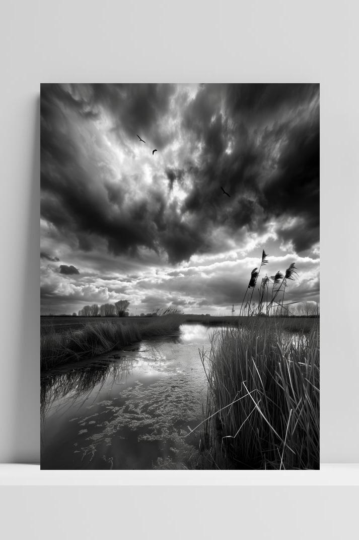 Wildernis op 3mm aluminium dibond