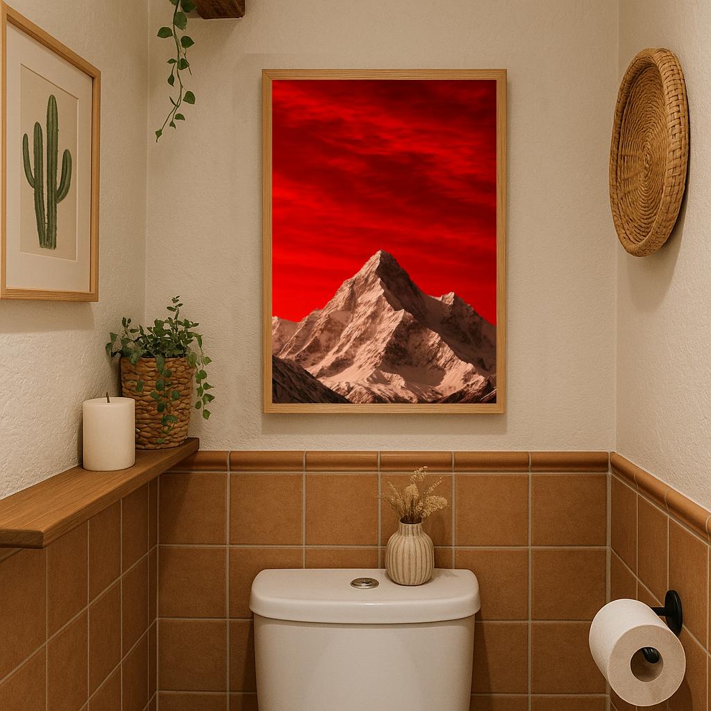 Red Sky Snow Mountain poster sfeerbeeld 3