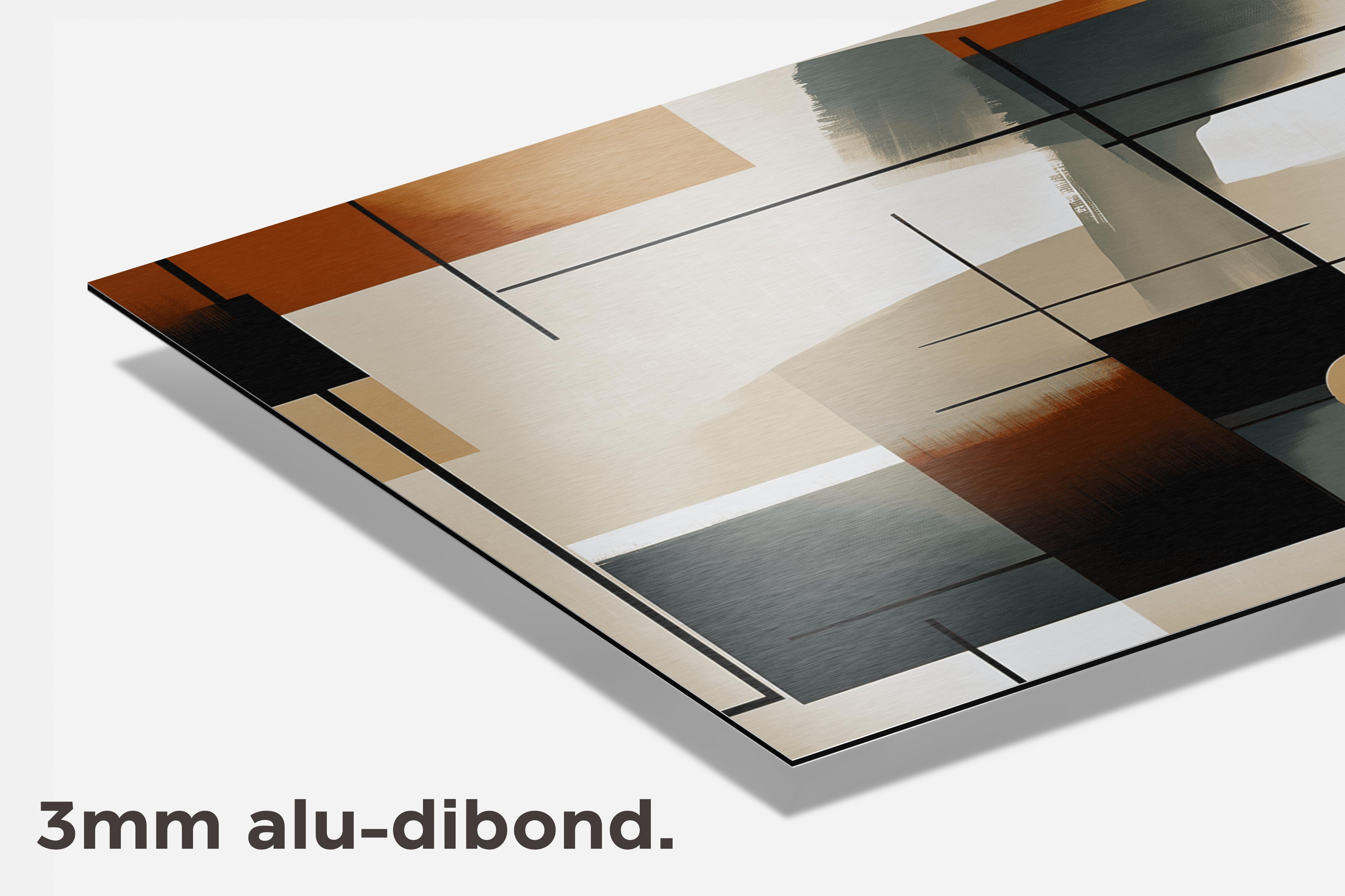 Abstracte Vormen dibond detail
