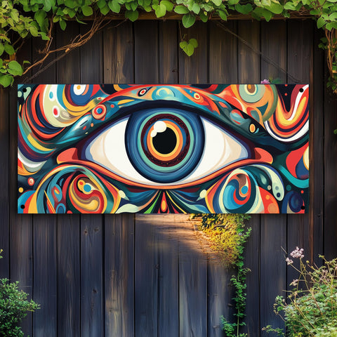 Tuinposter Oog poster