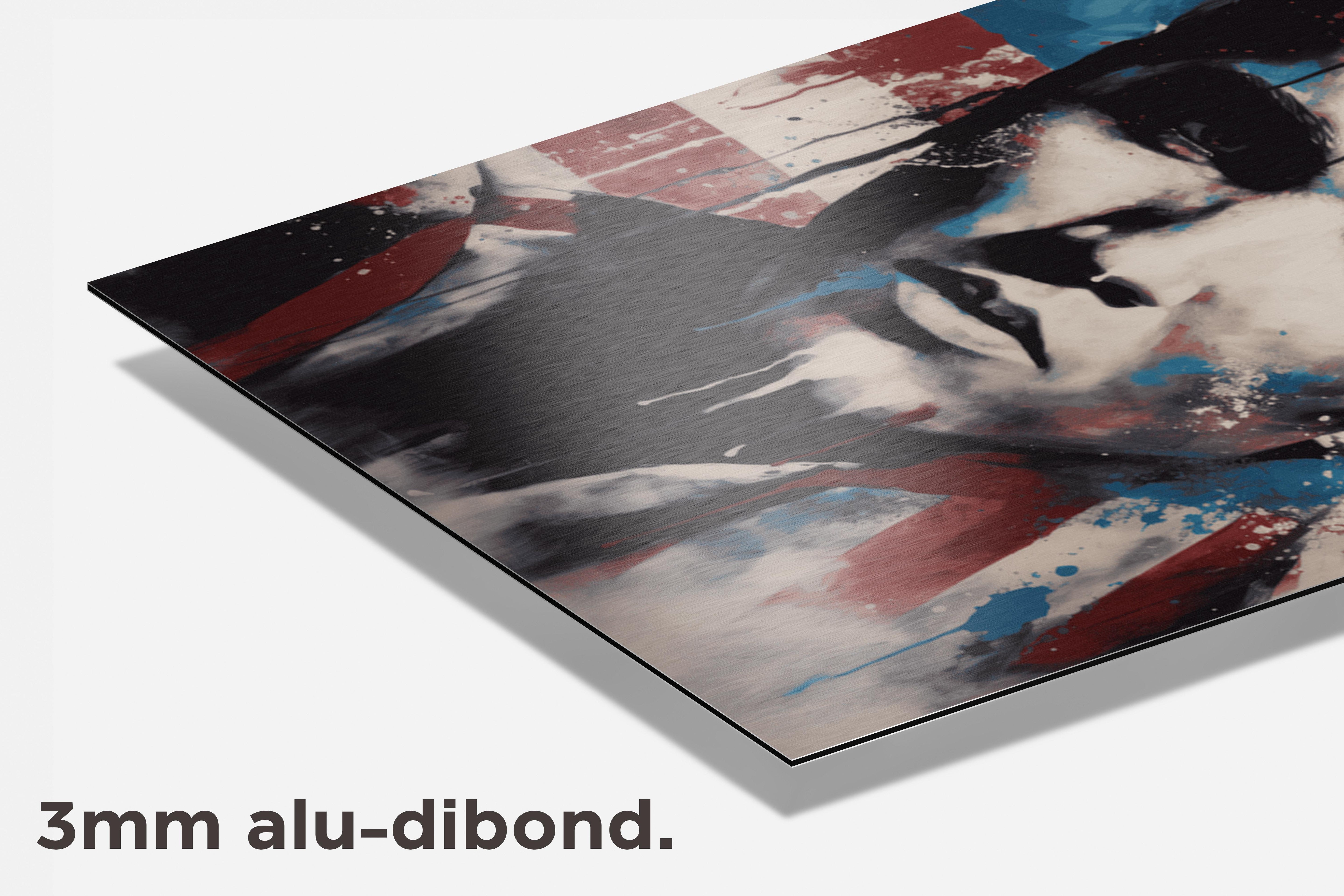 Elvis Presley USA dibond detail