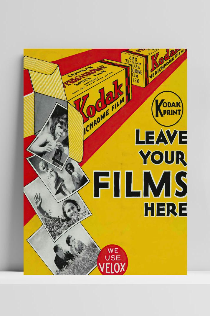 Kodak Flyer op 3mm aluminium dibond