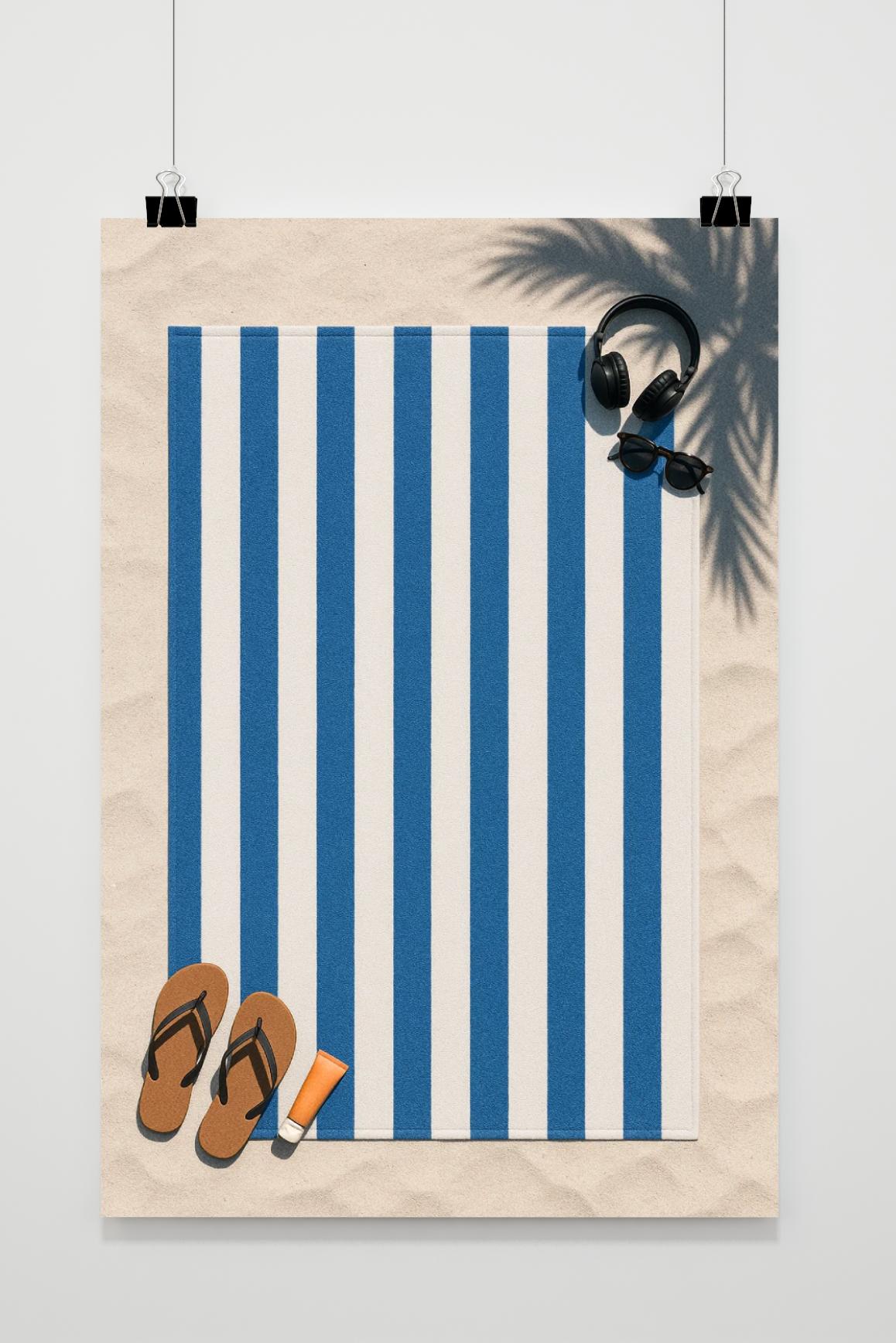 Beach Towel poster van 25 Artstreet