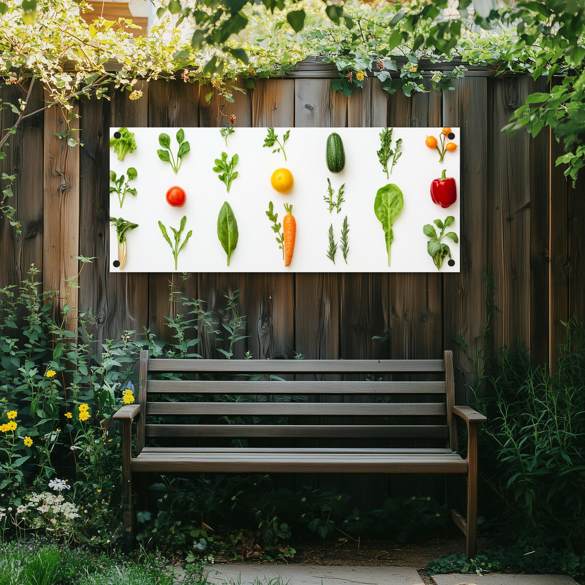Affiche de jardin Légumes dans un intérieur