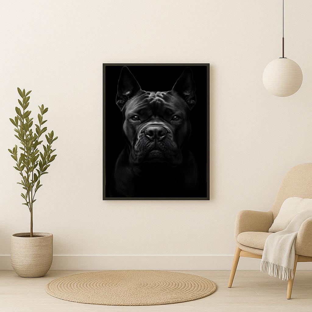 Cane Corso B&W poster sfeerbeeld 2