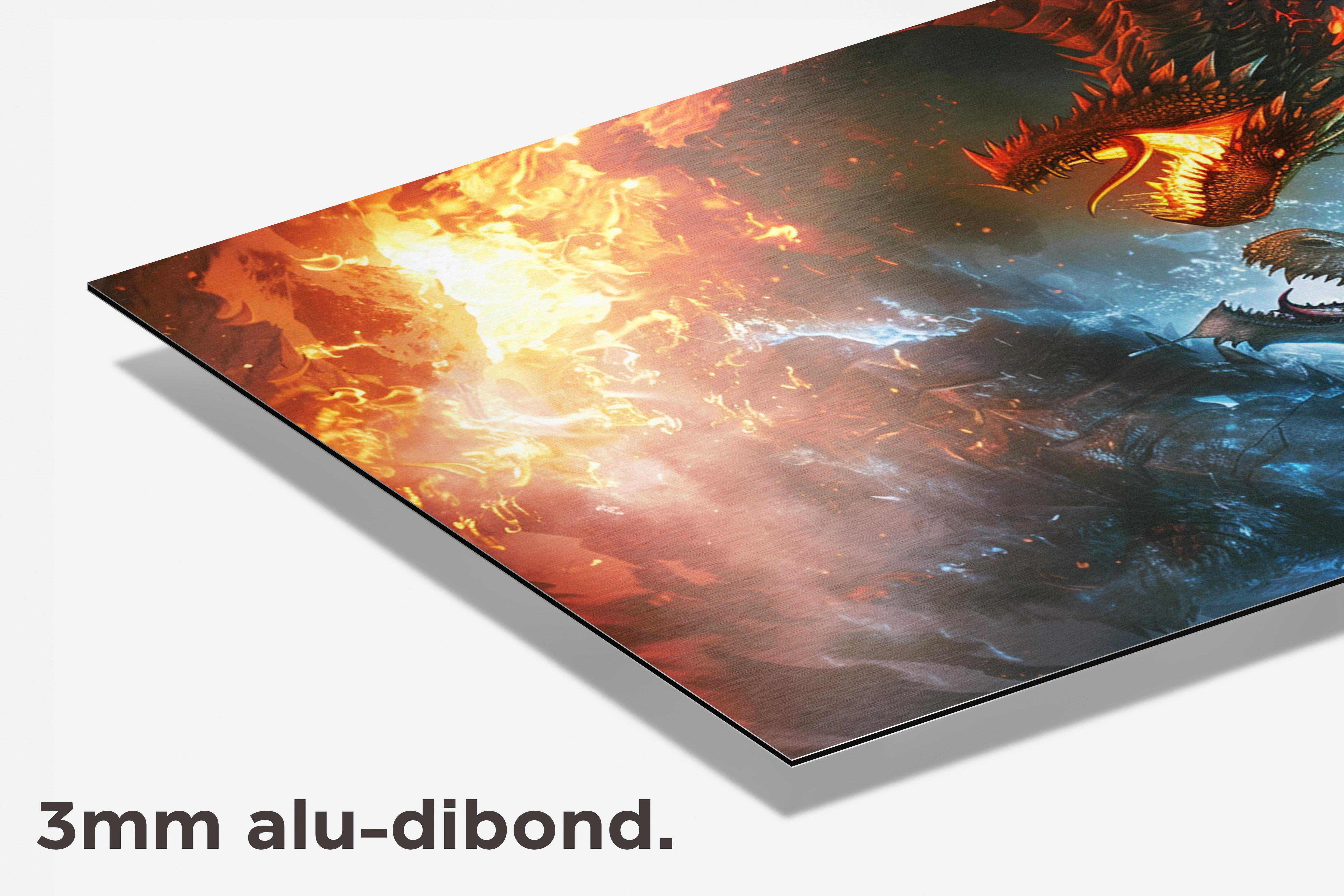 Draken dibond detail