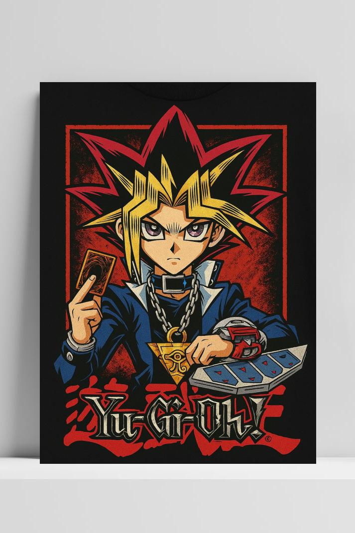Yu-Gi-Oh! Text op 3mm aluminium dibond