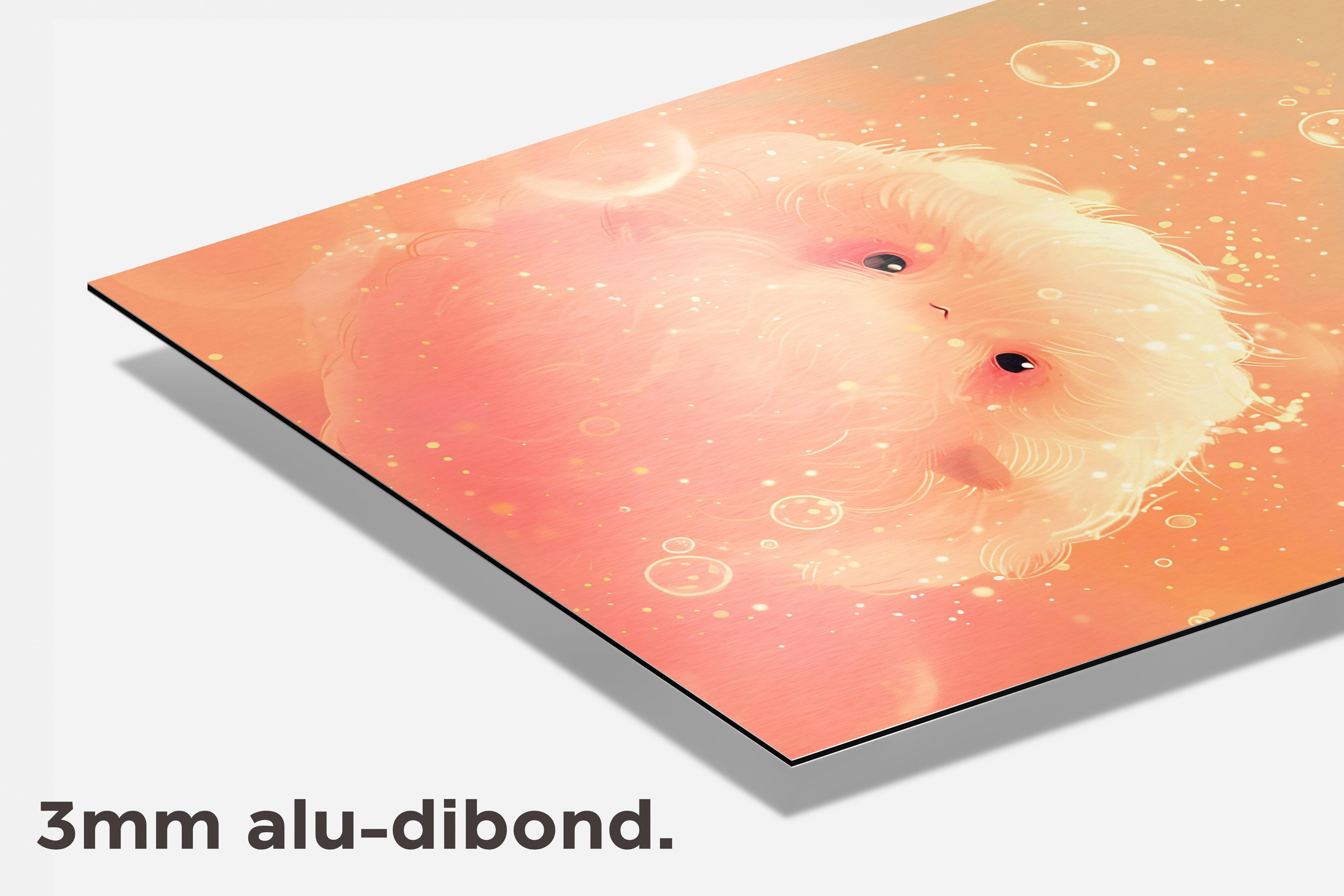 Wezentje Bubbels dibond detail