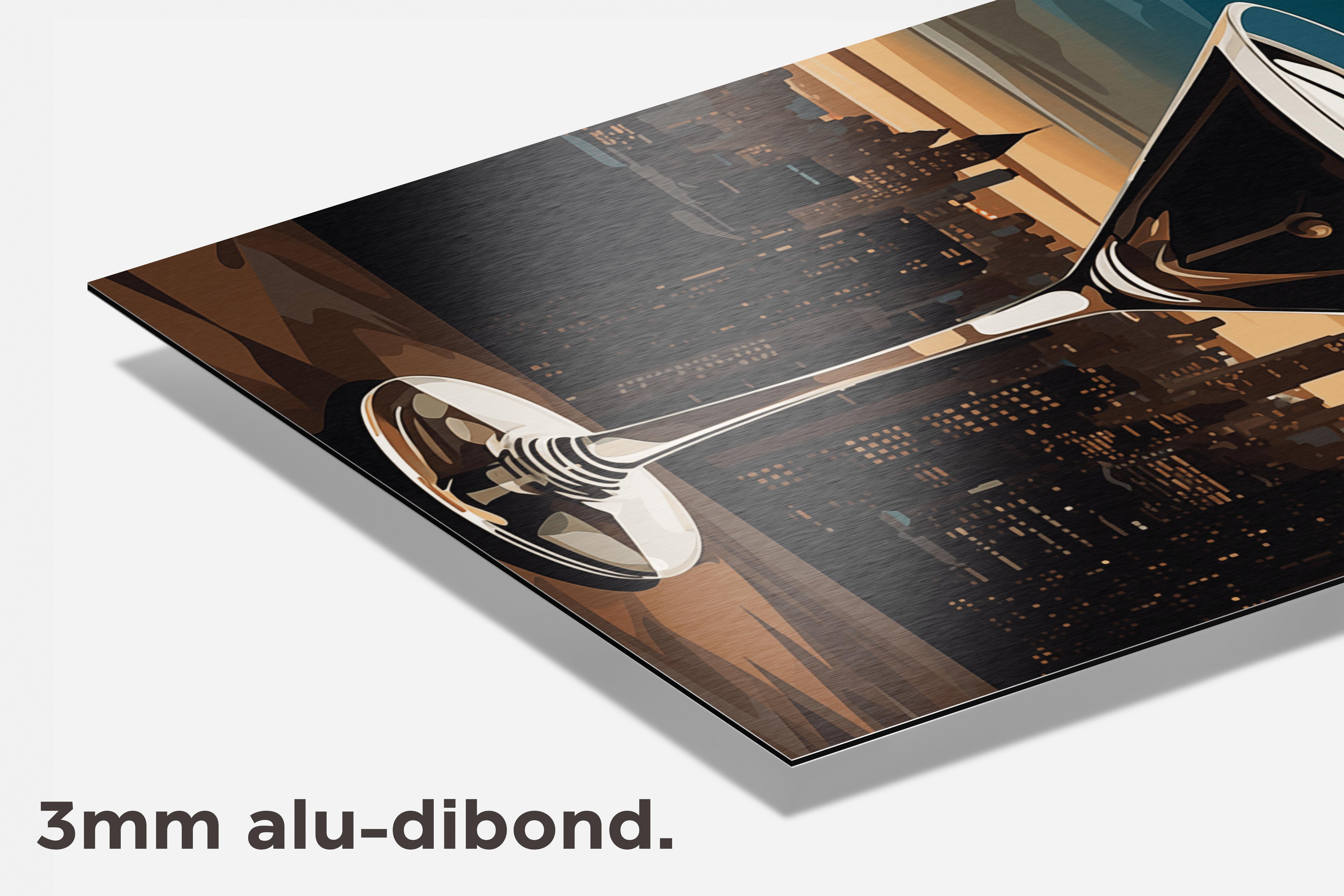 Espresso Martini dibond detail
