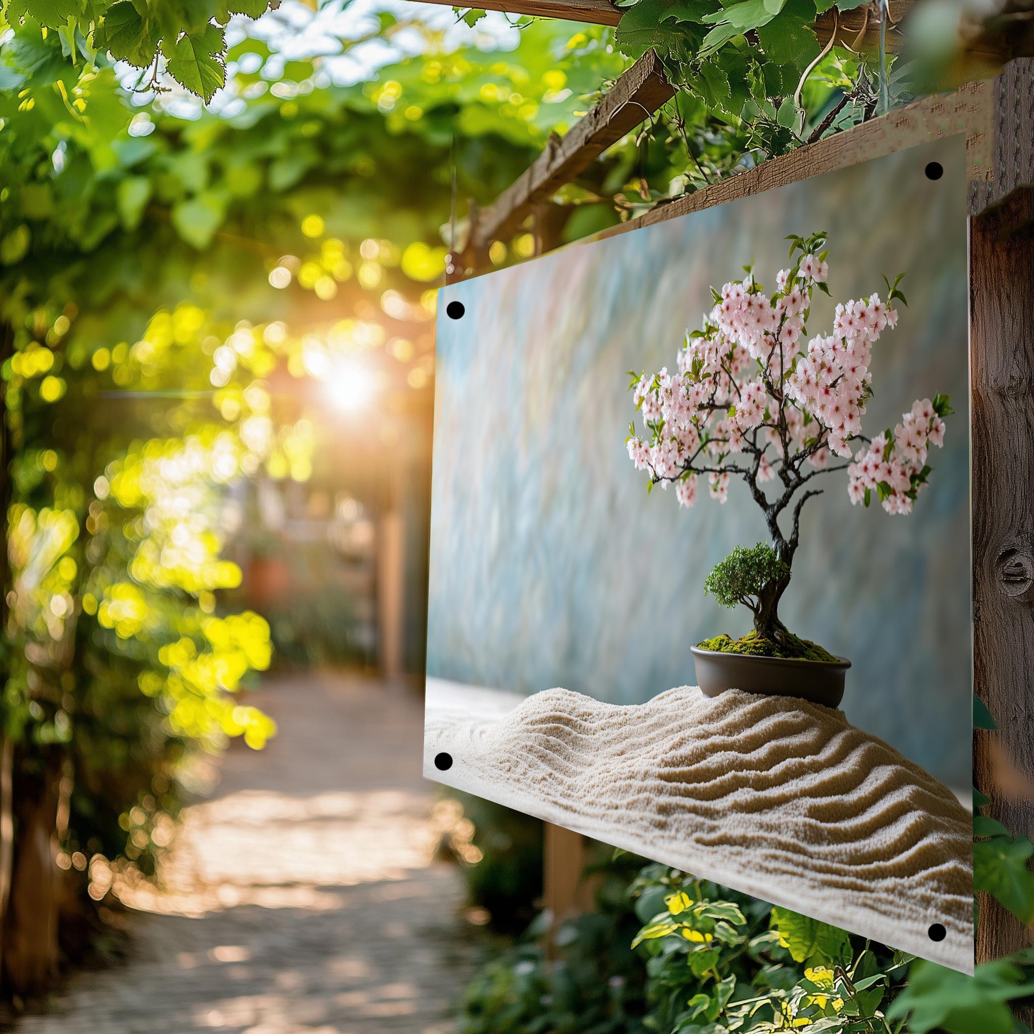Tuinposter Kersenbloesem sfeerbeeld 4
