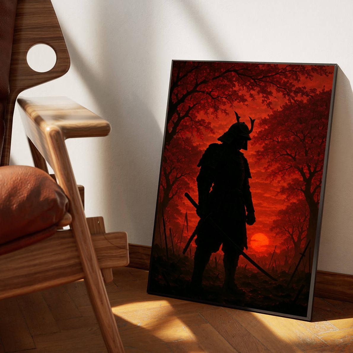 Samurai Silhouette poster sfeerbeeld 1