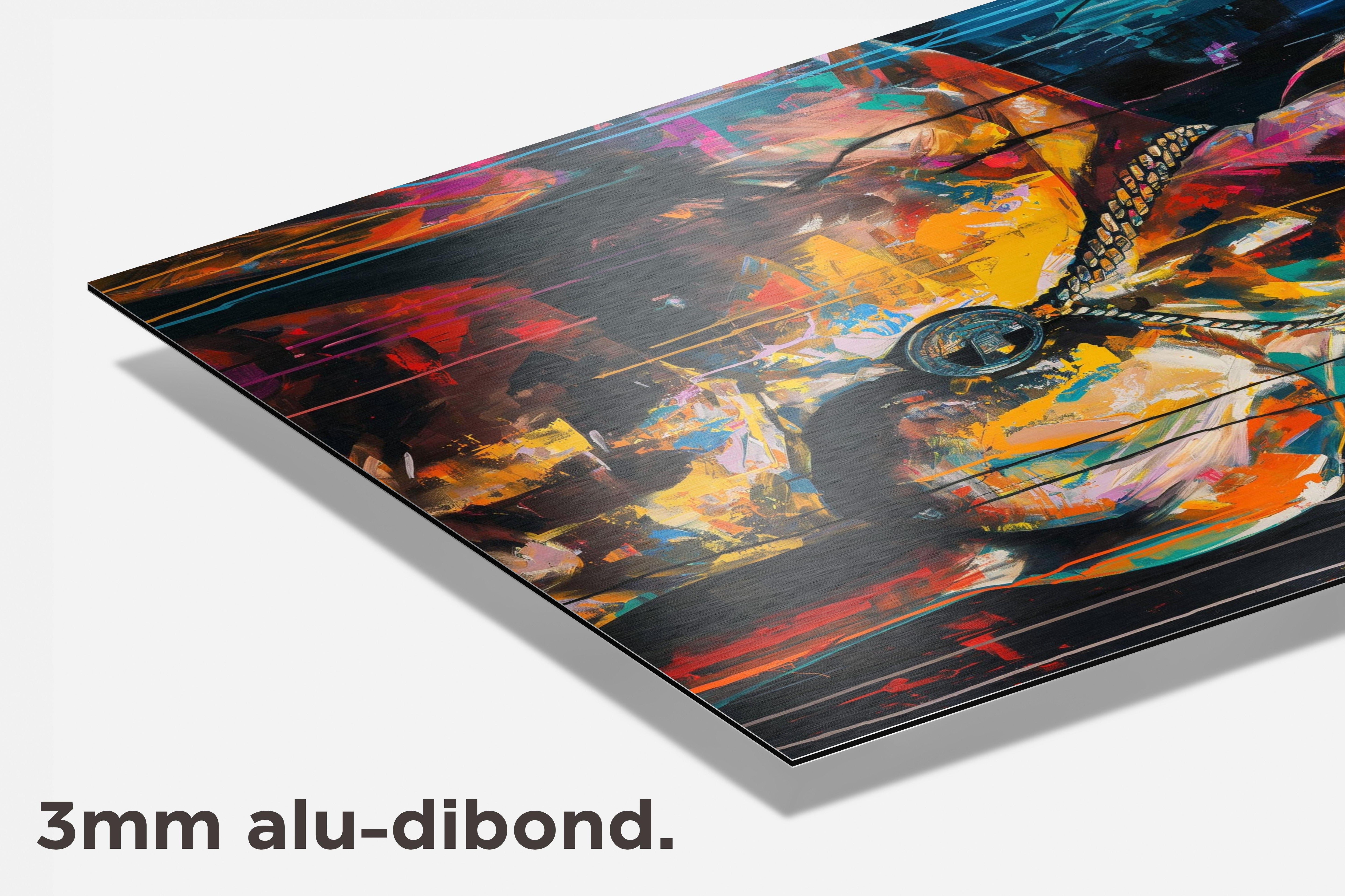 Floyd Mayweather Jr. dibond detail