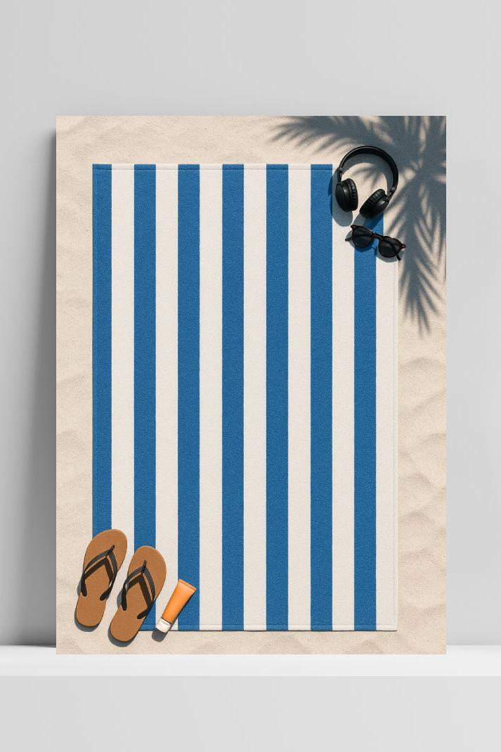 Beach Towel op 3mm aluminium dibond