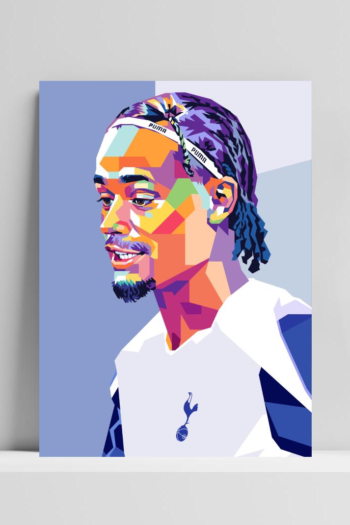 Xavi Simons poster van 25 Artstreet