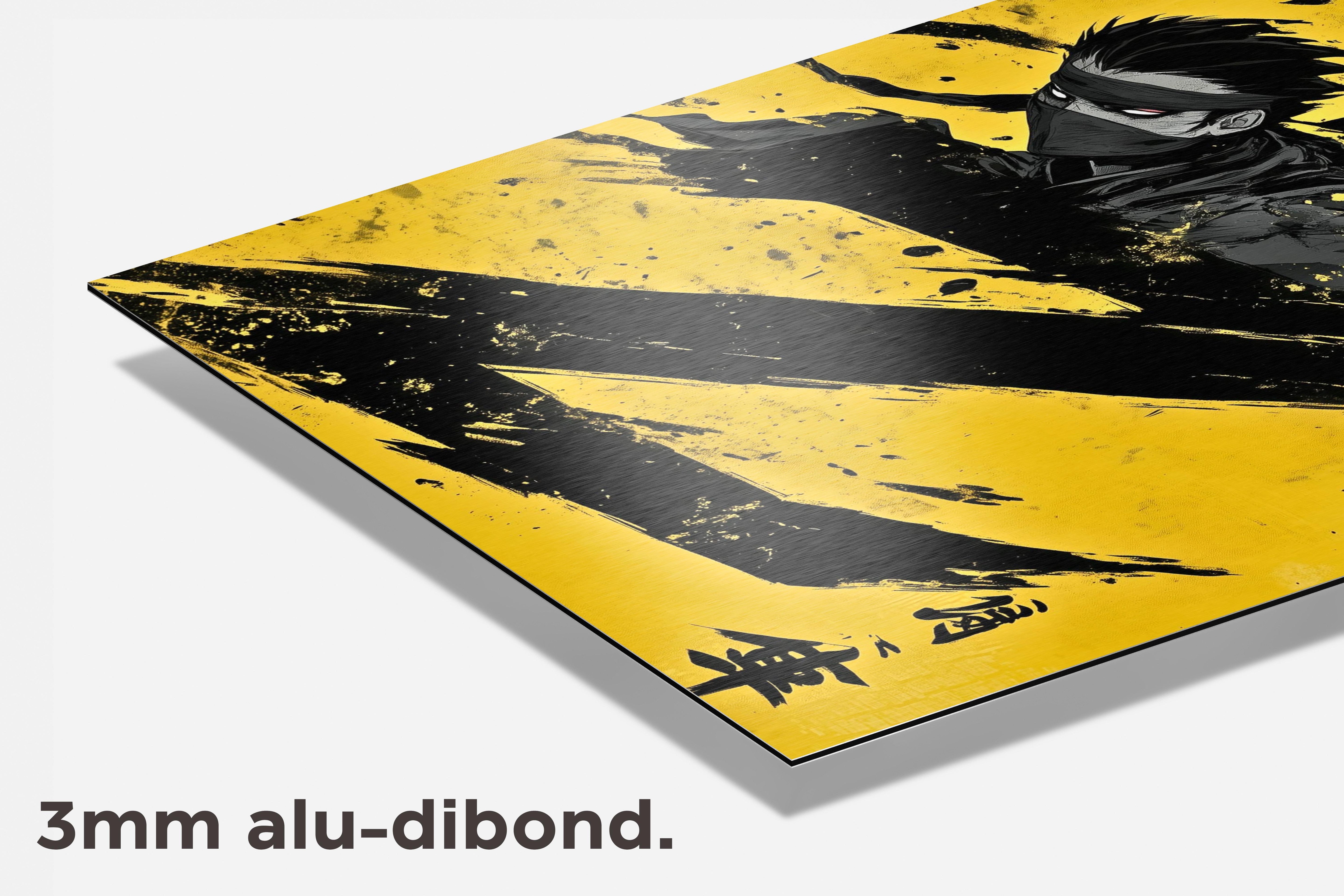 Ninja Anime dibond detail