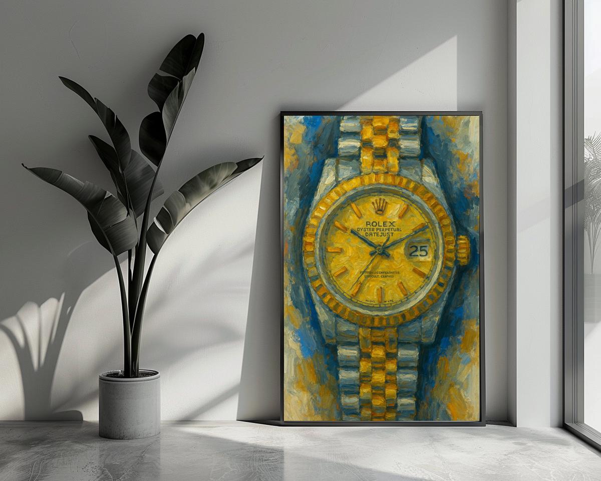 Rolex Aquarel poster van 25 Artstreet