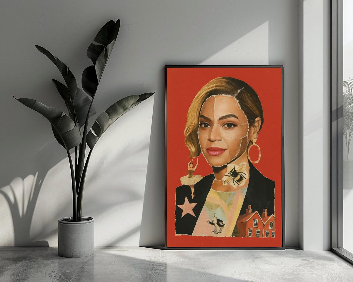 Beyonce Collage poster van 25 Artstreet