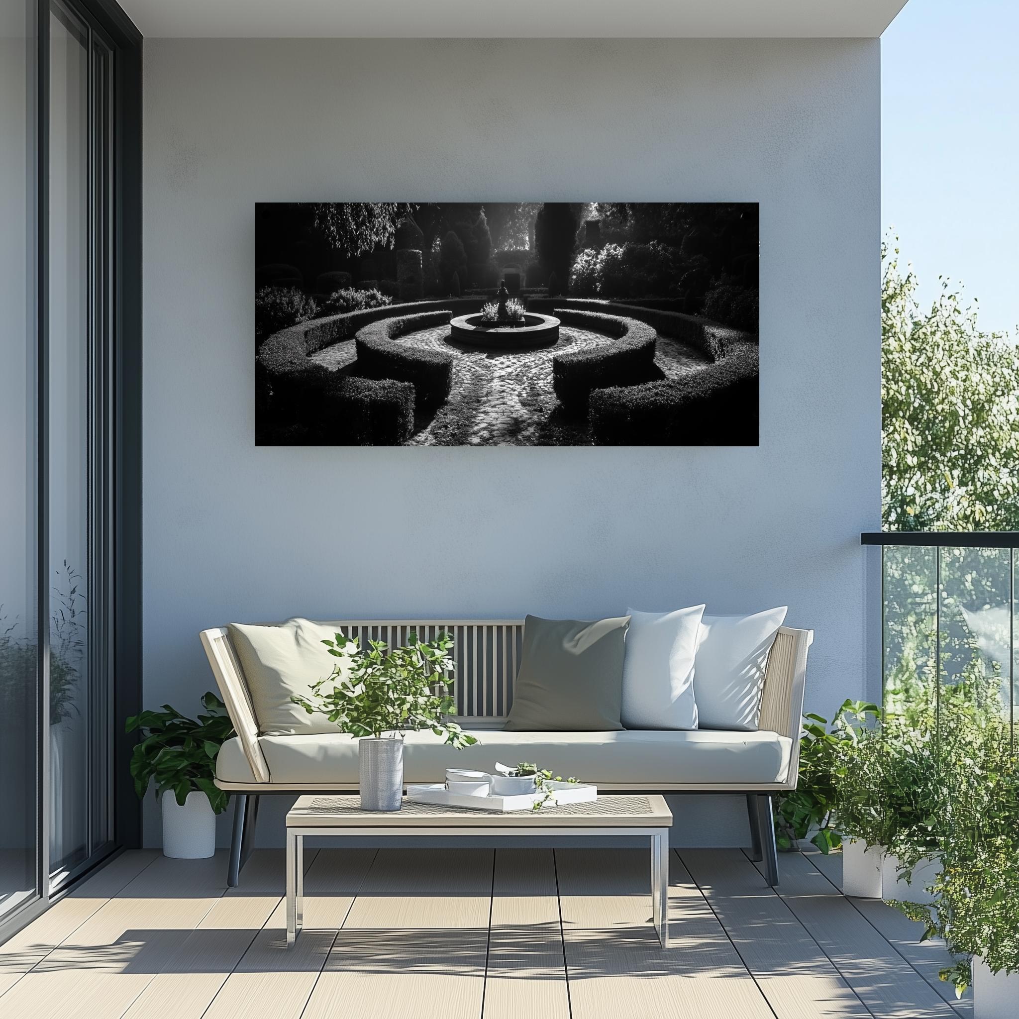 Tuinposter Spiraal Tuin sfeerbeeld 4
