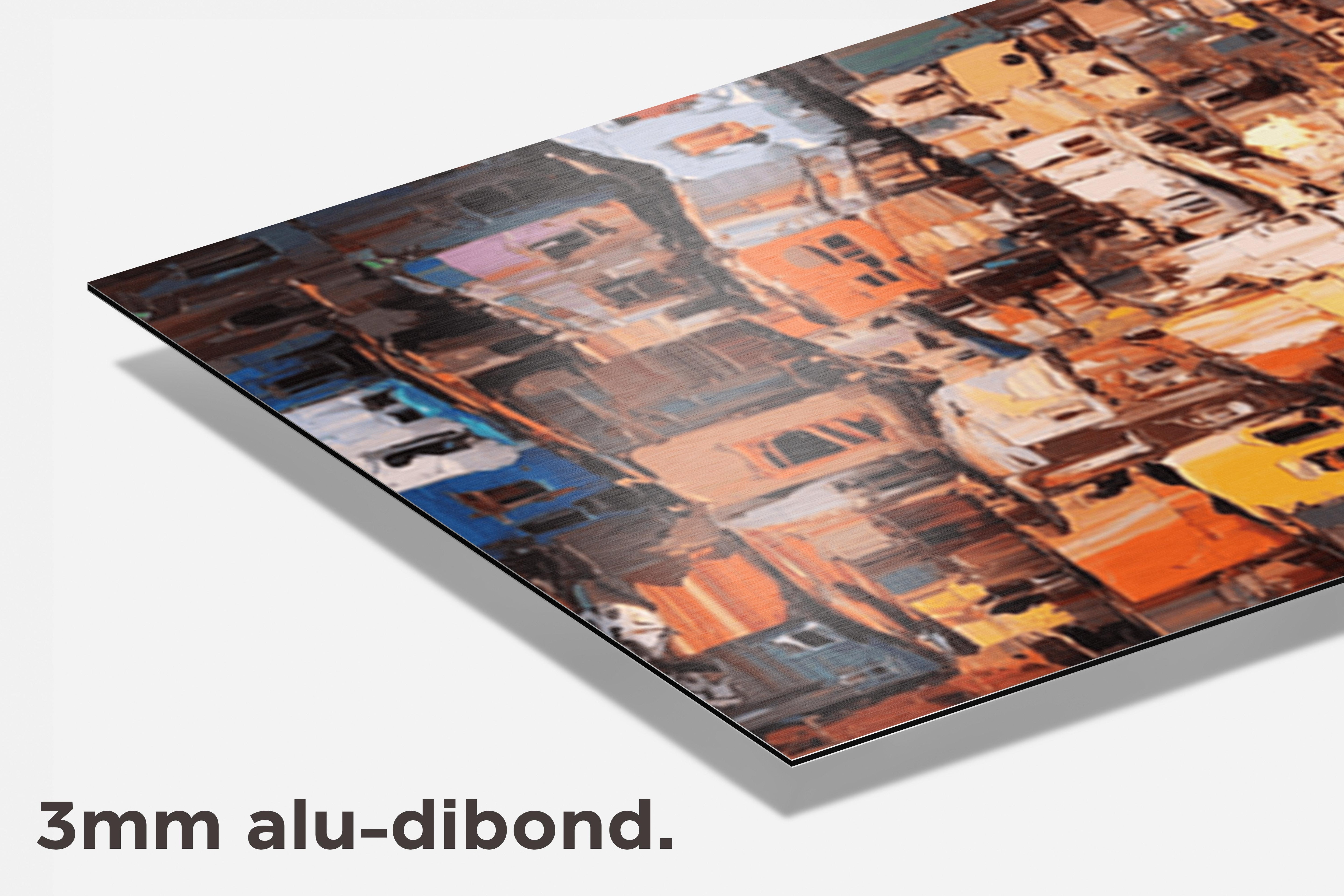 Favela Poster dibond detail