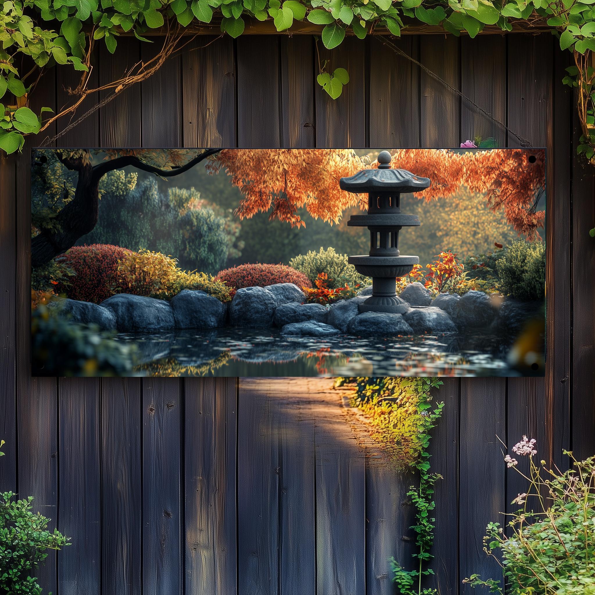 Tuinposter Zen Herfst van 25 Artstreet