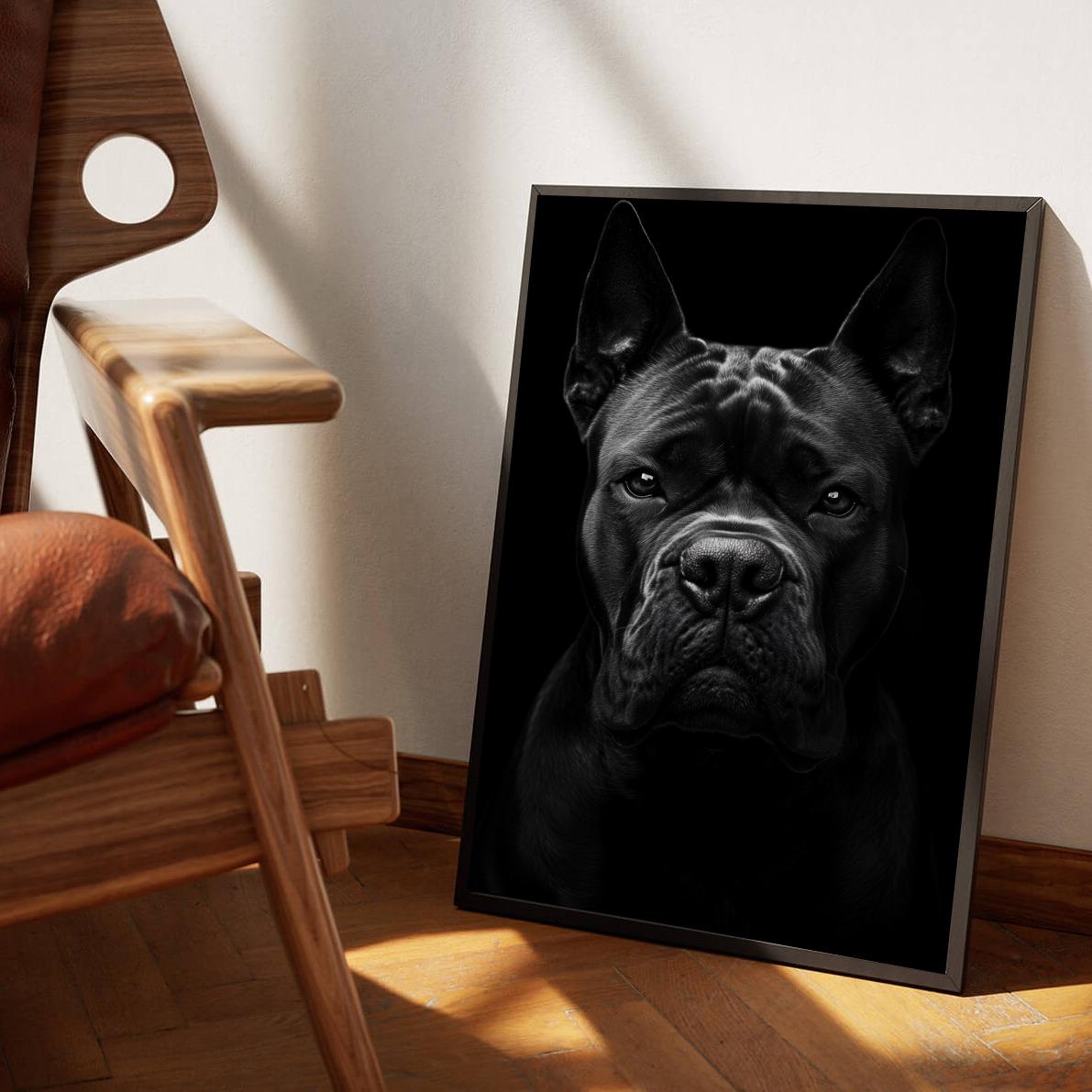 Cane Corso B&W poster sfeerbeeld 3