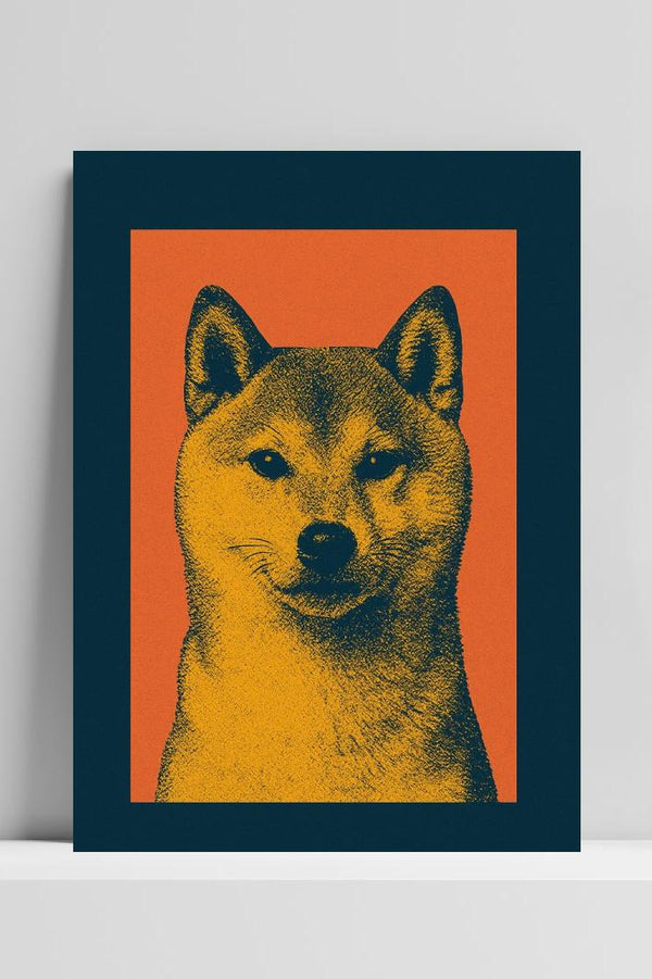 Shiba Inu Dog poster