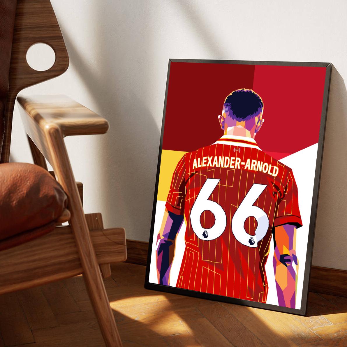 Trent Alexander-Arnold Pop Art poster sfeerbeeld 1
