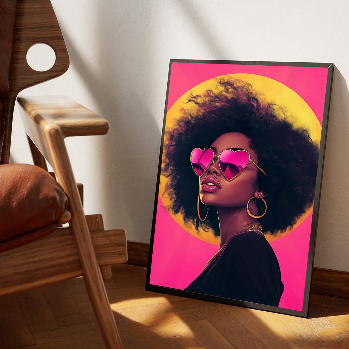 Heart Sunglasses poster van 25 Artstreet