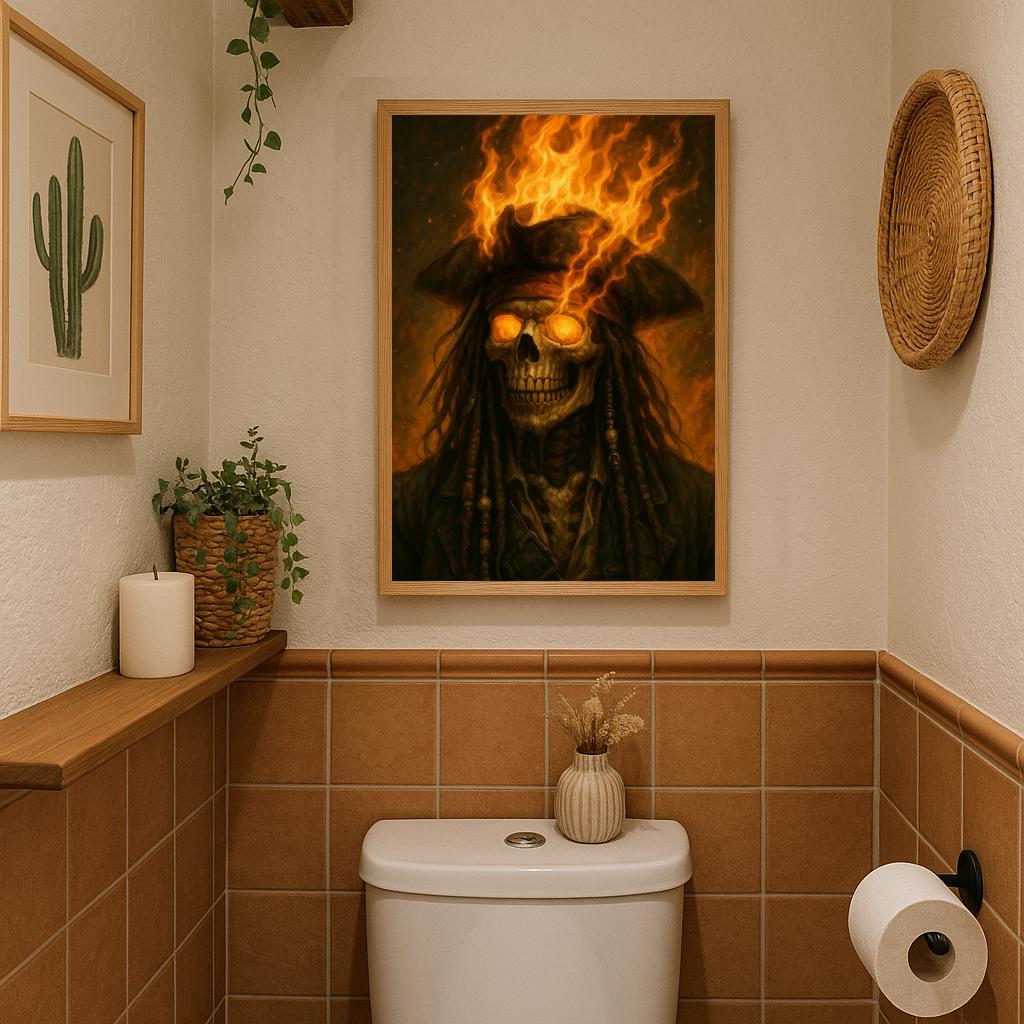 Fire Skull Pirate poster sfeerbeeld 3
