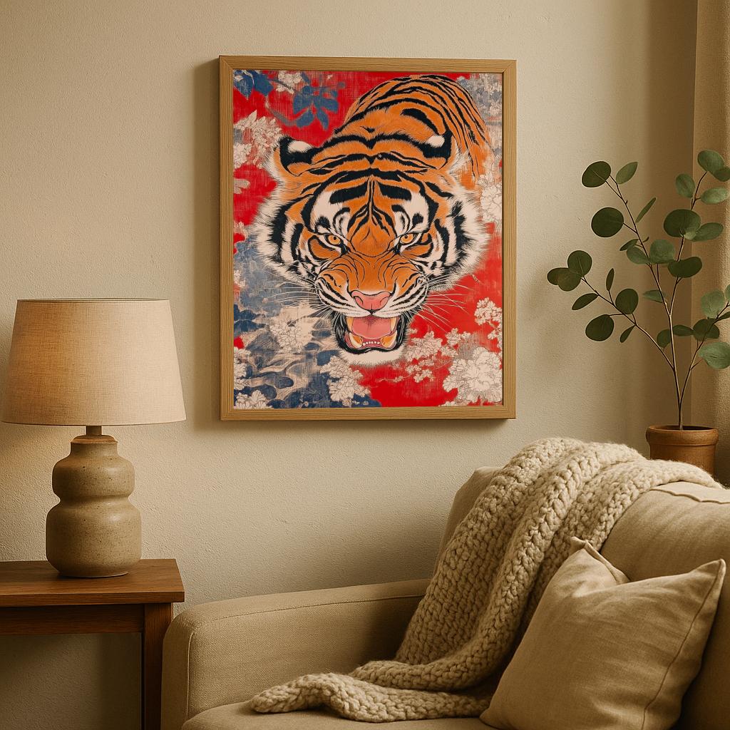Tiger Vintage poster sfeerbeeld 2