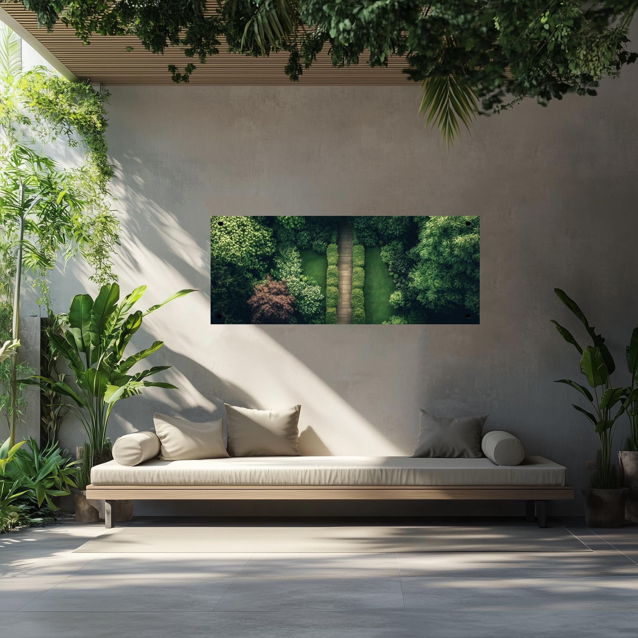 Tuinposter Groene Planten sfeerbeeld 2