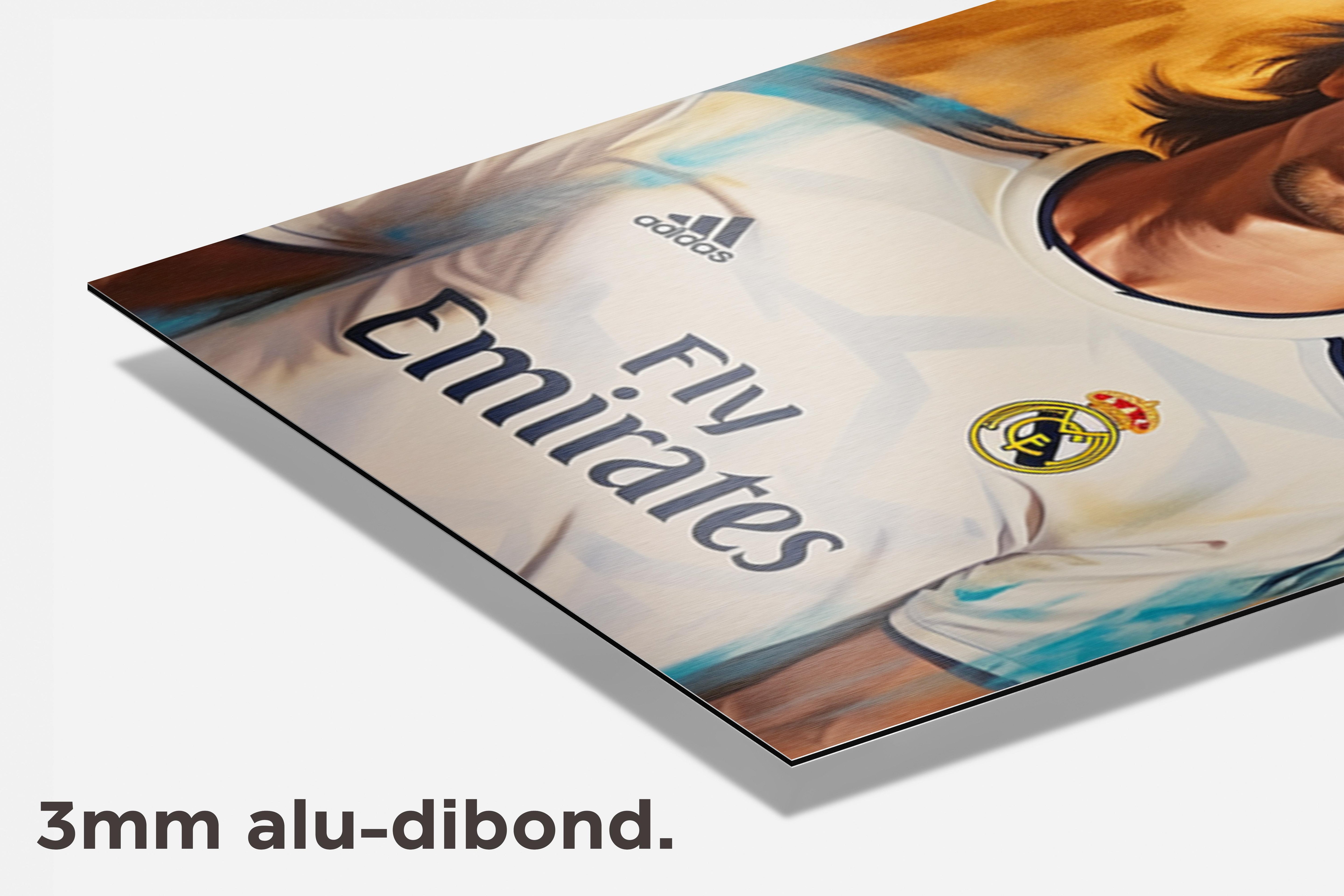 Modric Real Madrid dibond detail