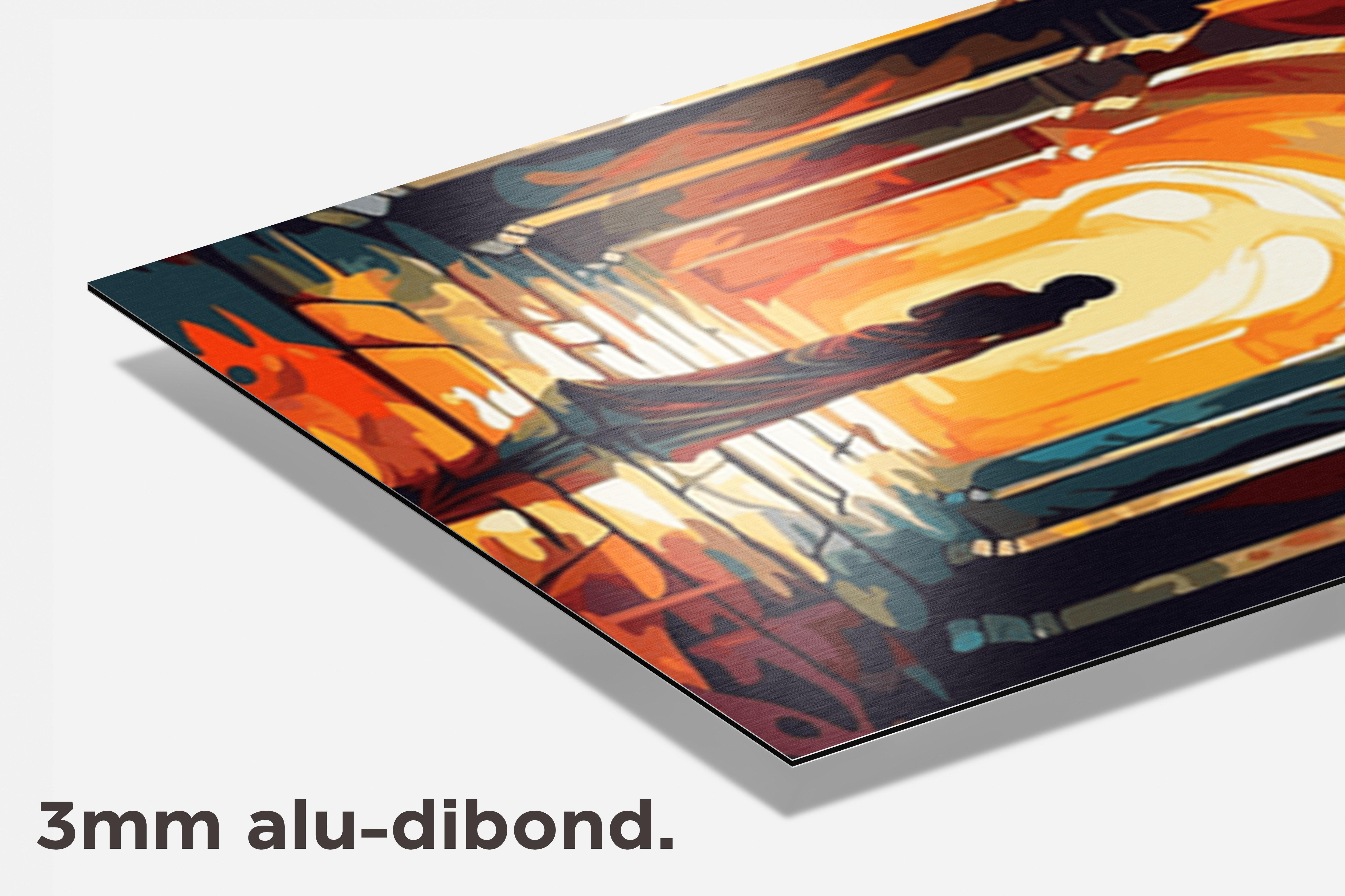 Liefdestunnel dibond detail