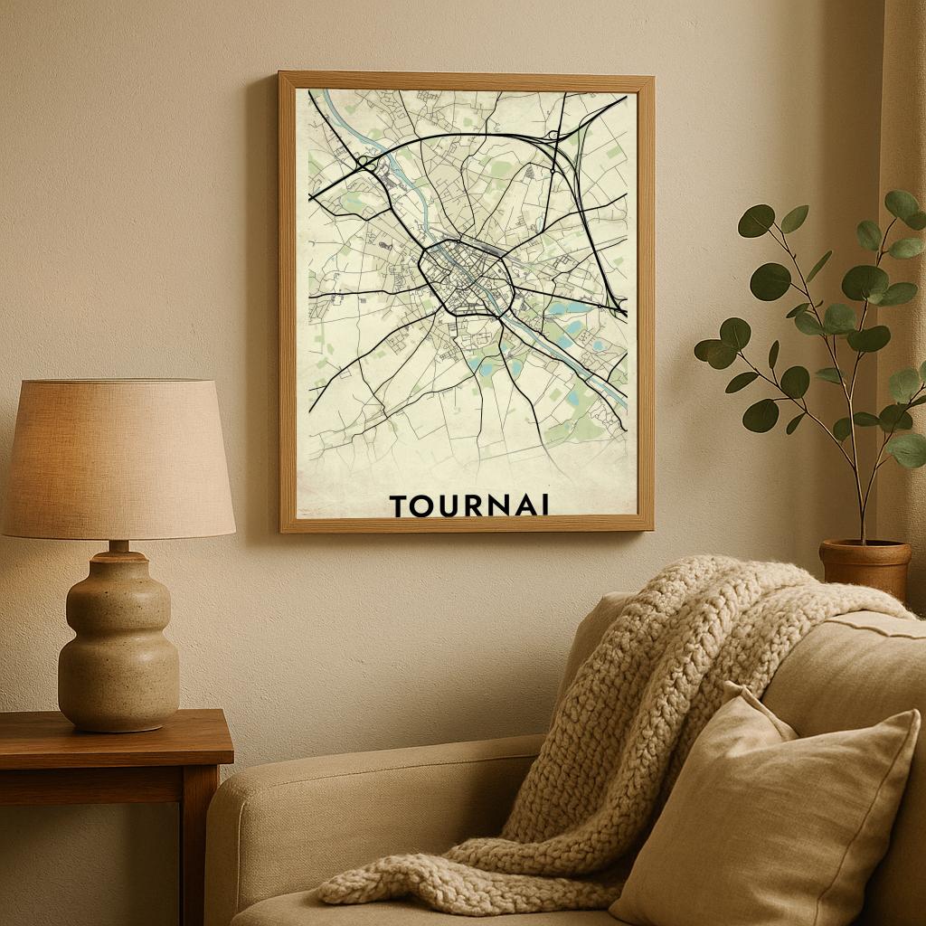 Tournai Vintage poster sfeerbeeld 2