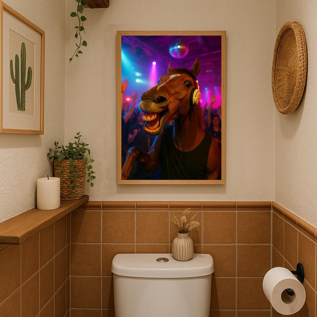 Horse DJ poster sfeerbeeld 3