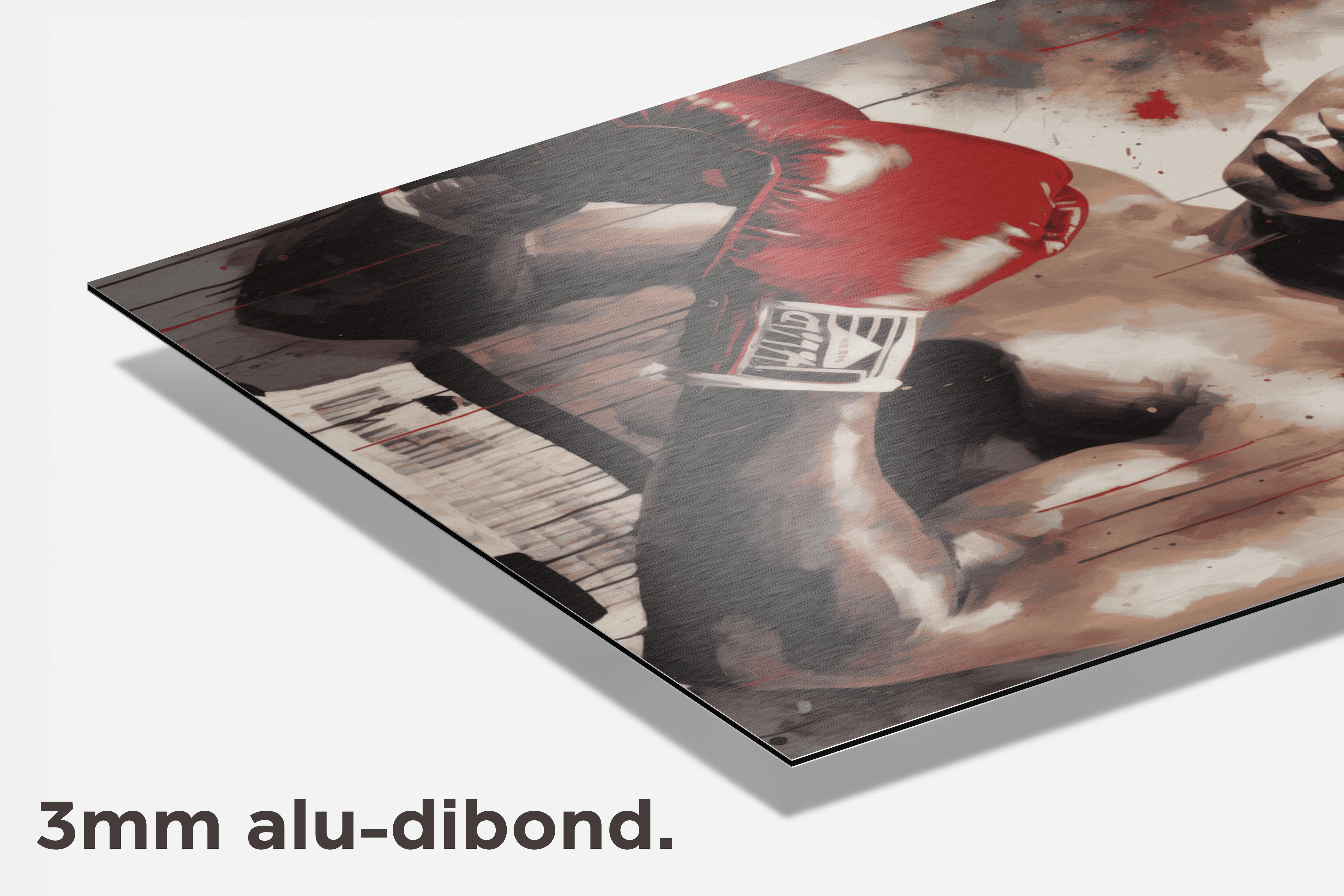 Muhammad Ali Poster dibond detail