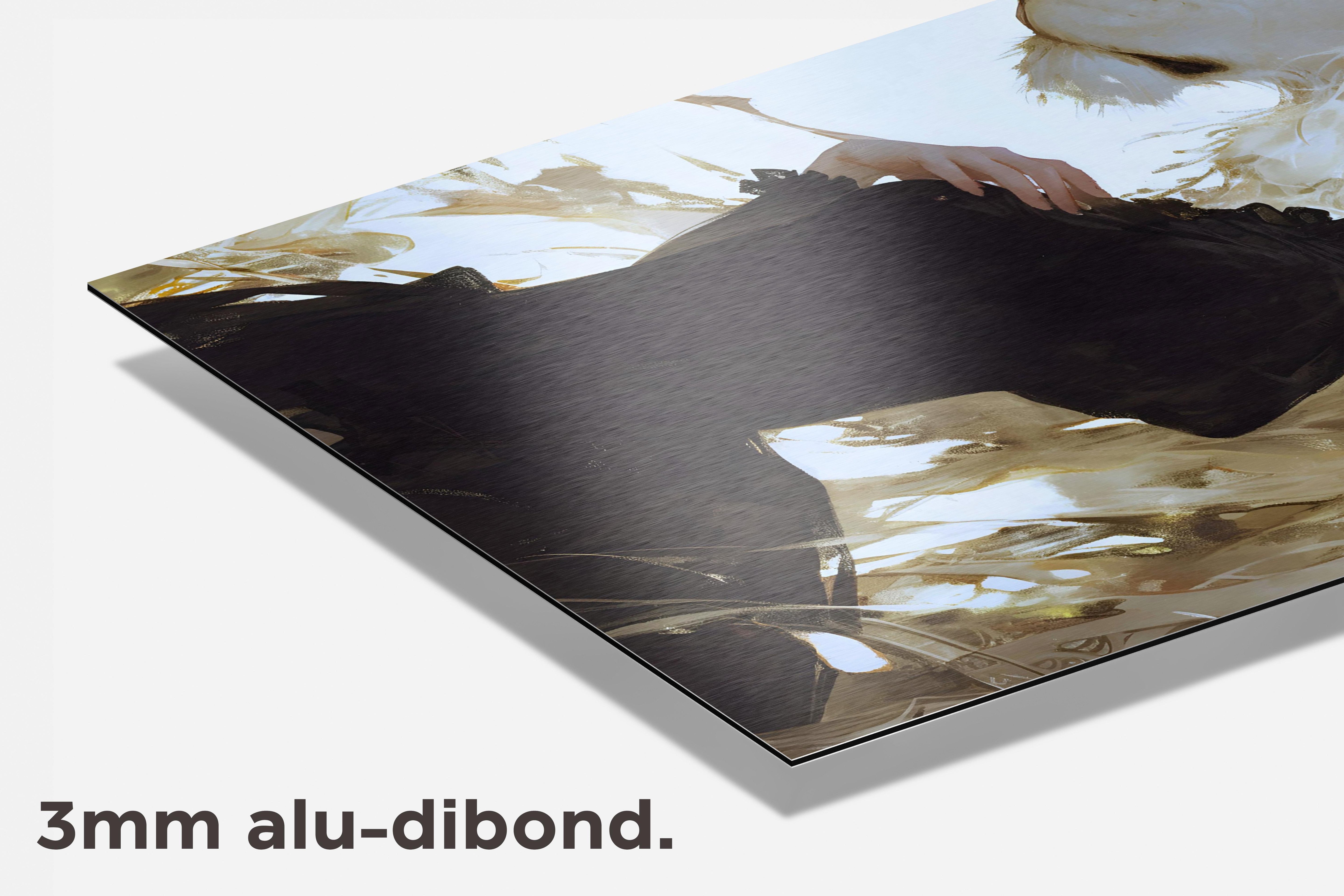 Leeuw Meisje dibond detail