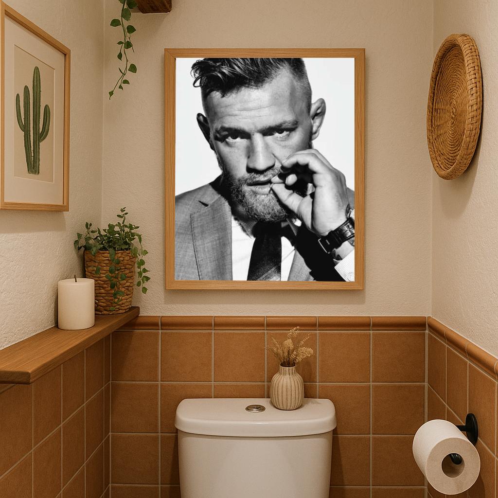 Conor McGregor Suit B&W poster sfeerbeeld 3