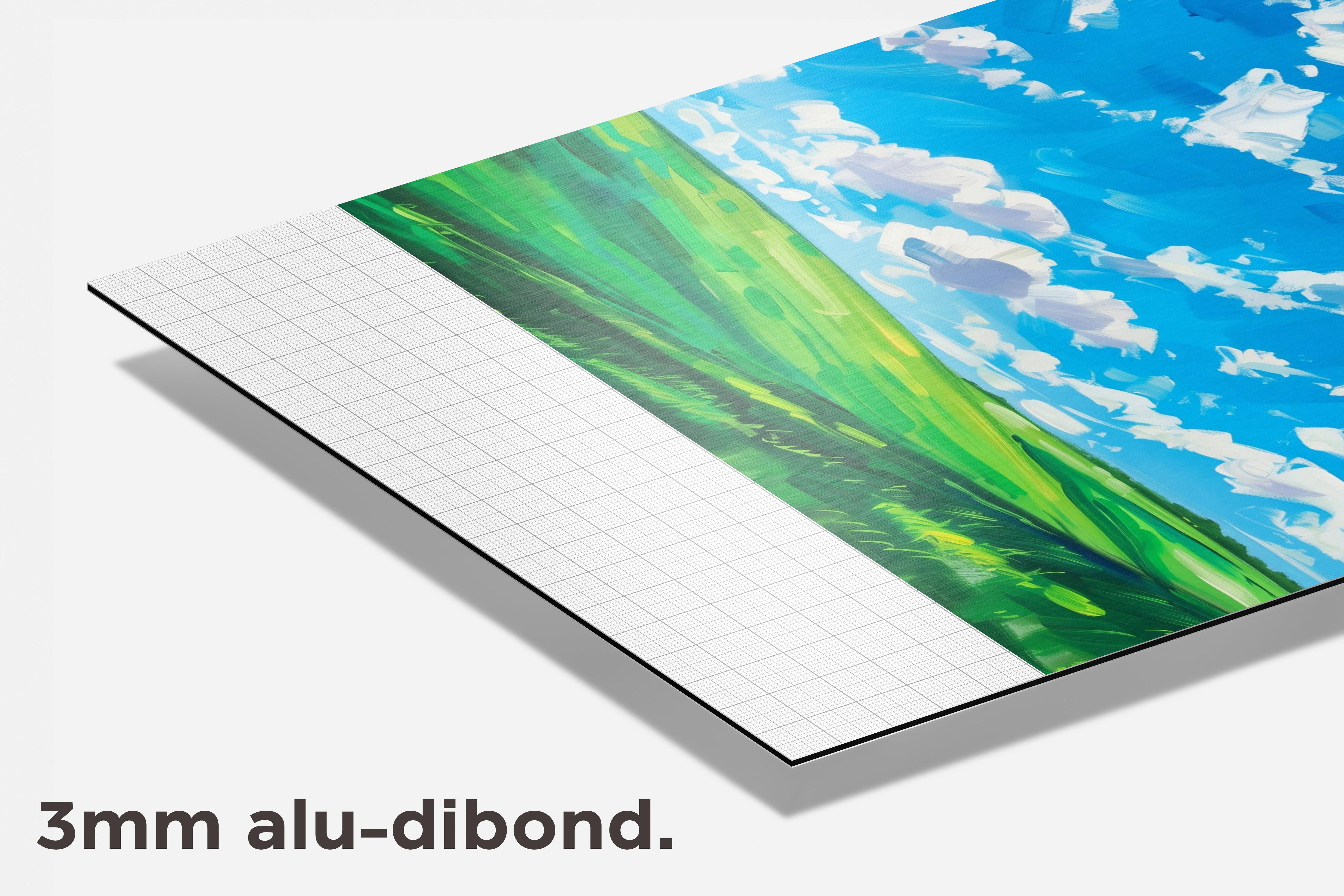 Windows Landschap dibond detail