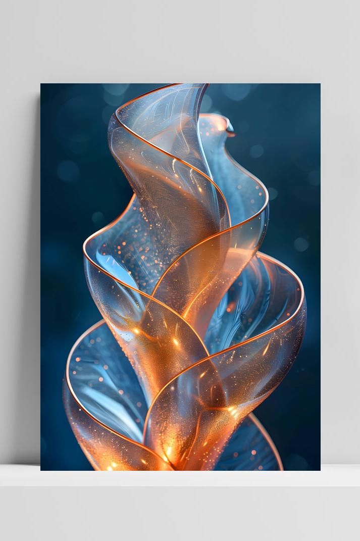 Glazen Krul op 3mm aluminium dibond