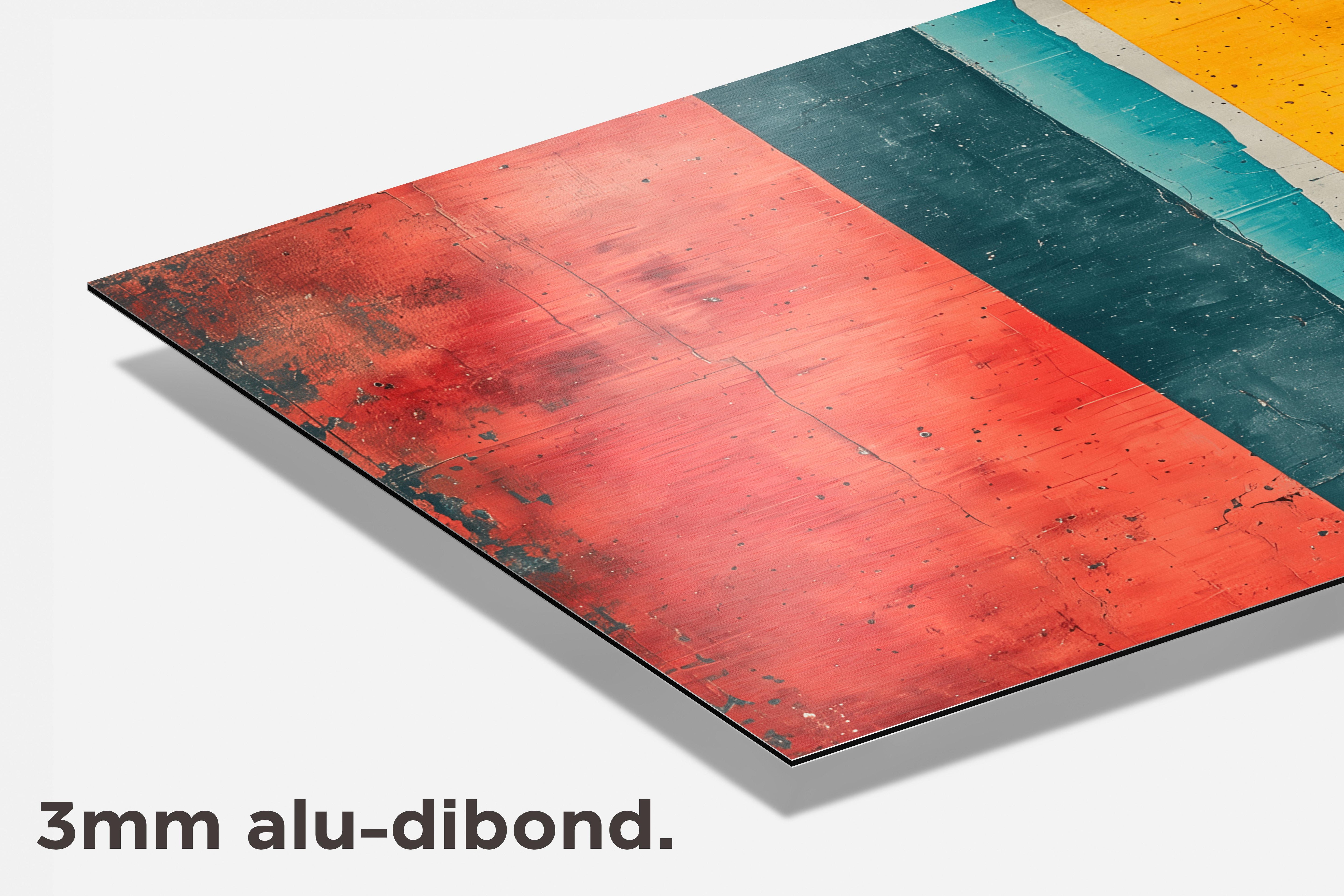 Modern Lijn dibond detail