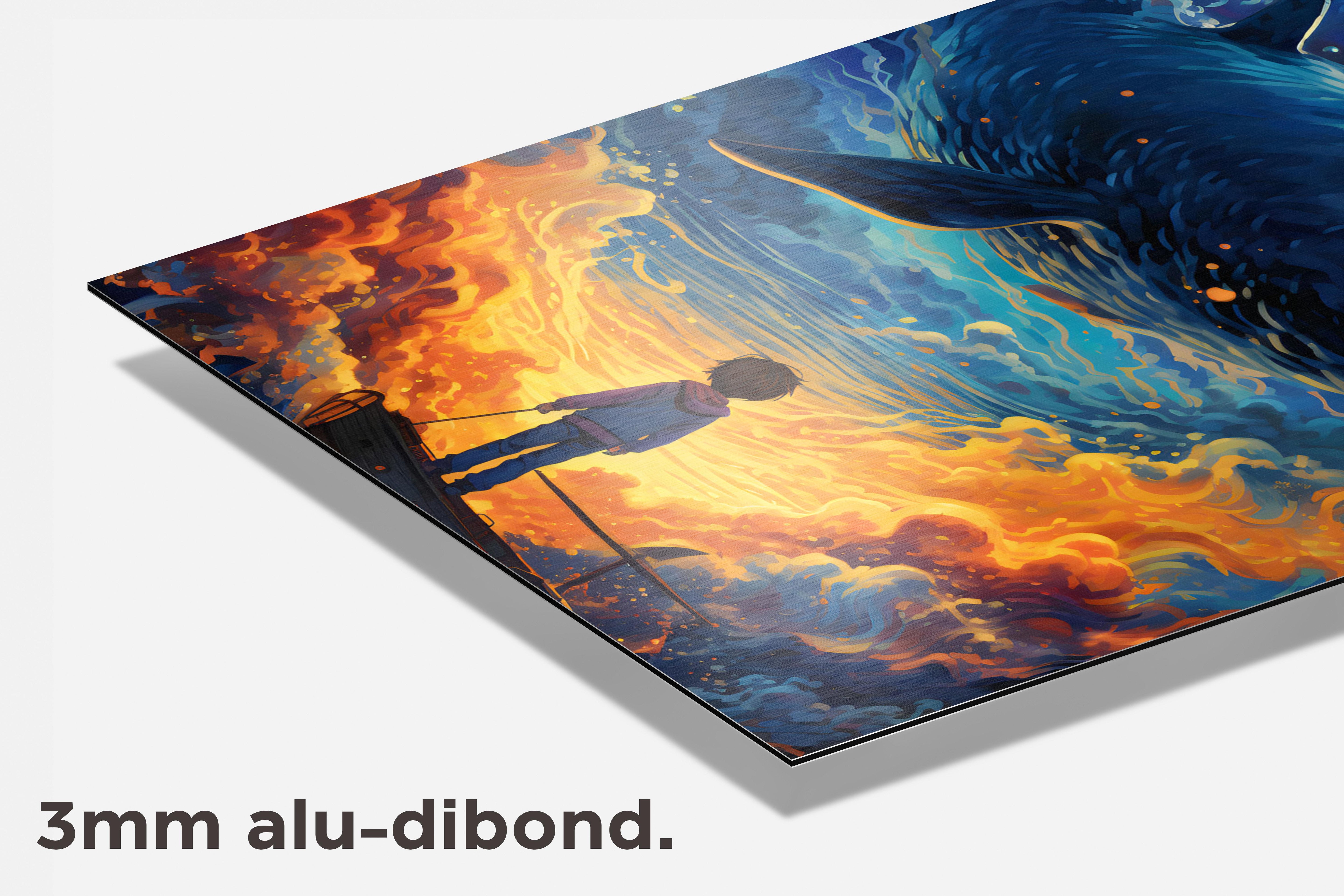 Walvis Droom dibond detail