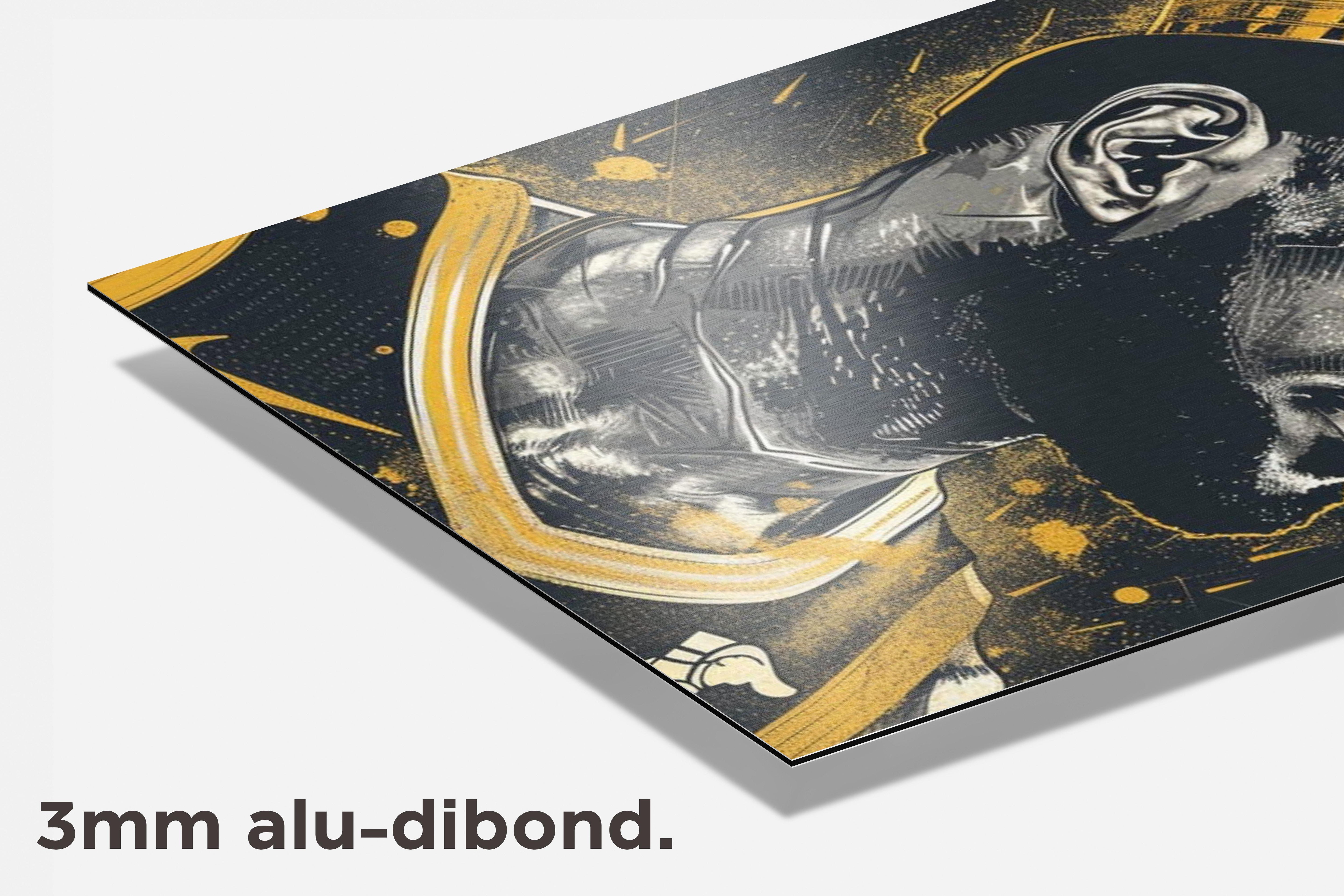 LeBron James King dibond detail
