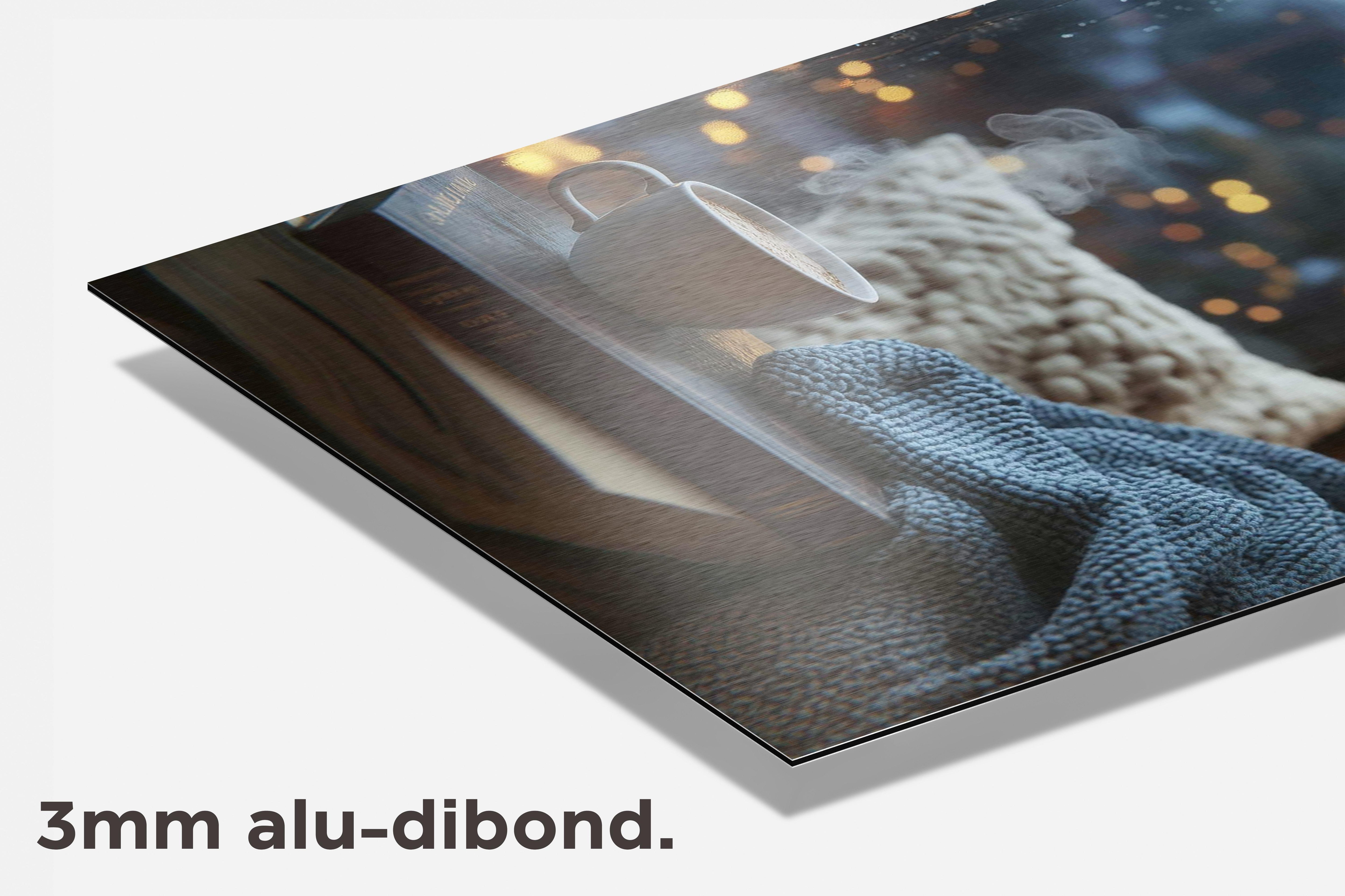 Warme Chocolademelk dibond detail