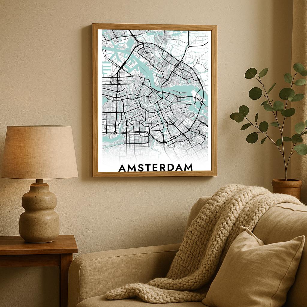 Amsterdam Blauw poster sfeerbeeld 2
