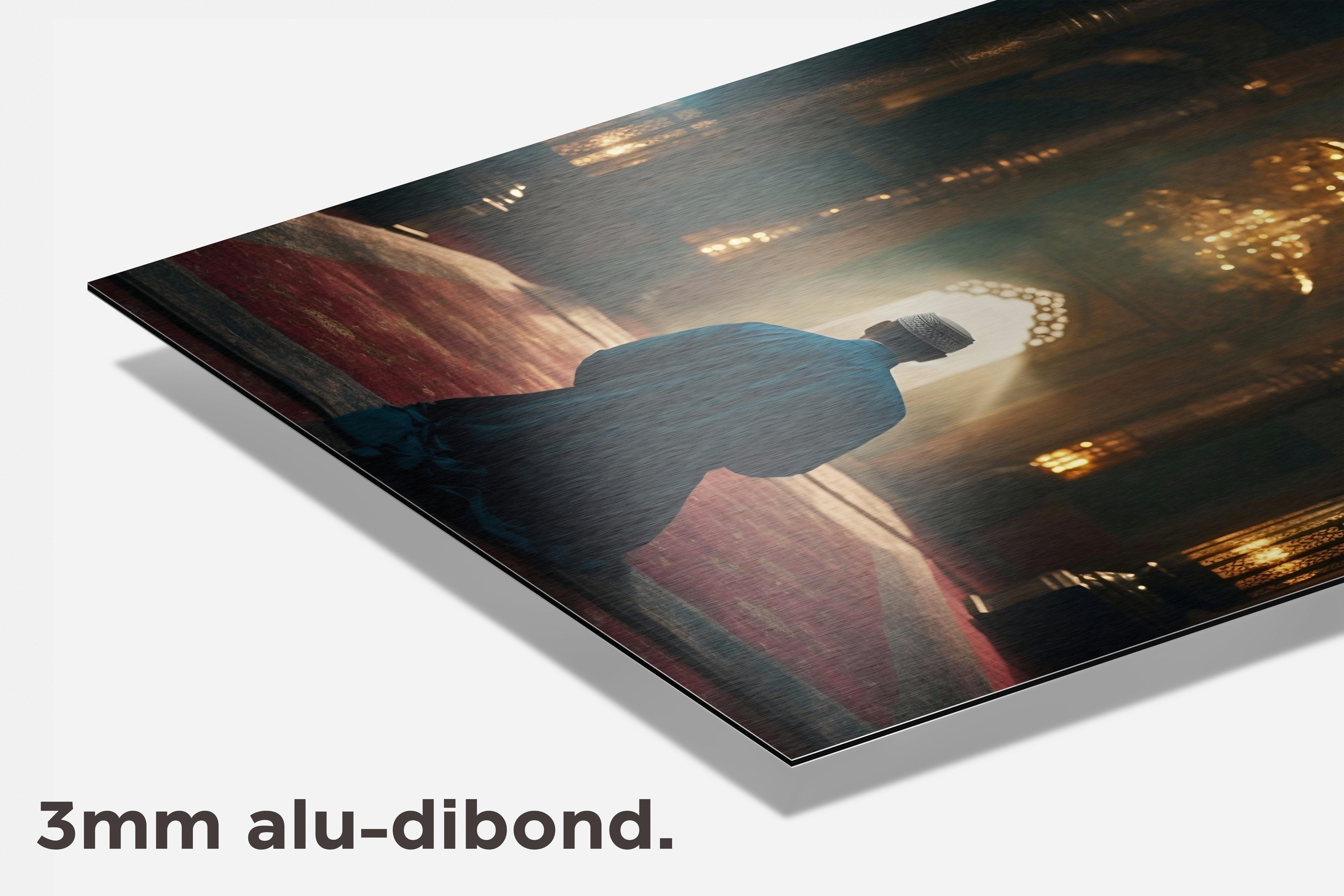 Gebed dibond detail