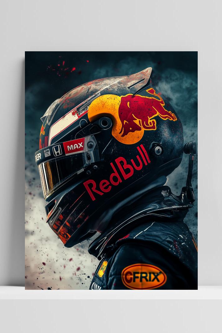 Max Verstappen F1 op 3mm aluminium dibond