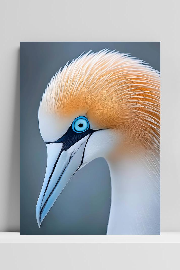 Jan-van-Gent Vogel op 3mm aluminium dibond